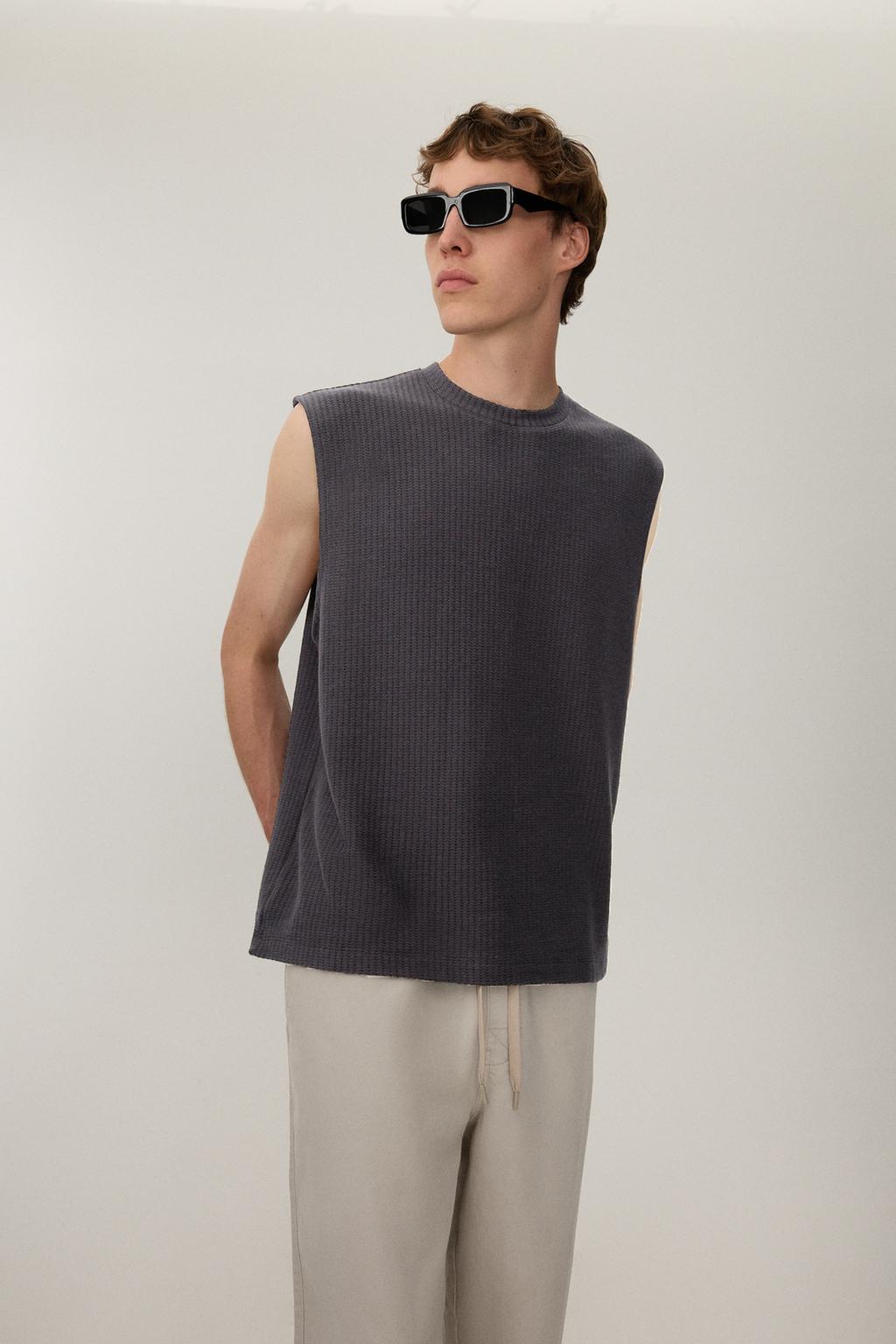 T-shirt alças estrutura