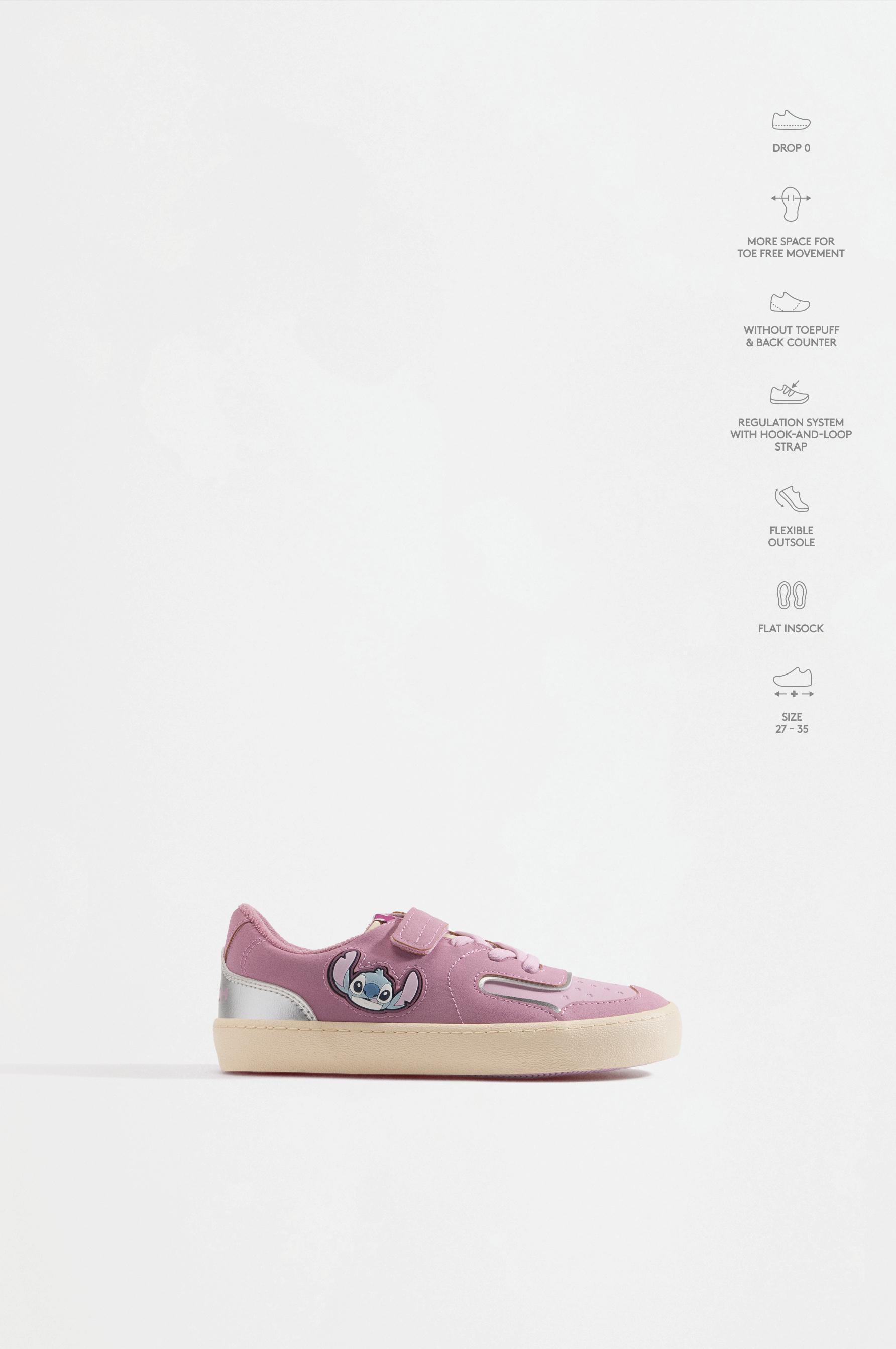 Lilo & Stitch ©Disney Barefoot Sneakers — BURGUNDY
