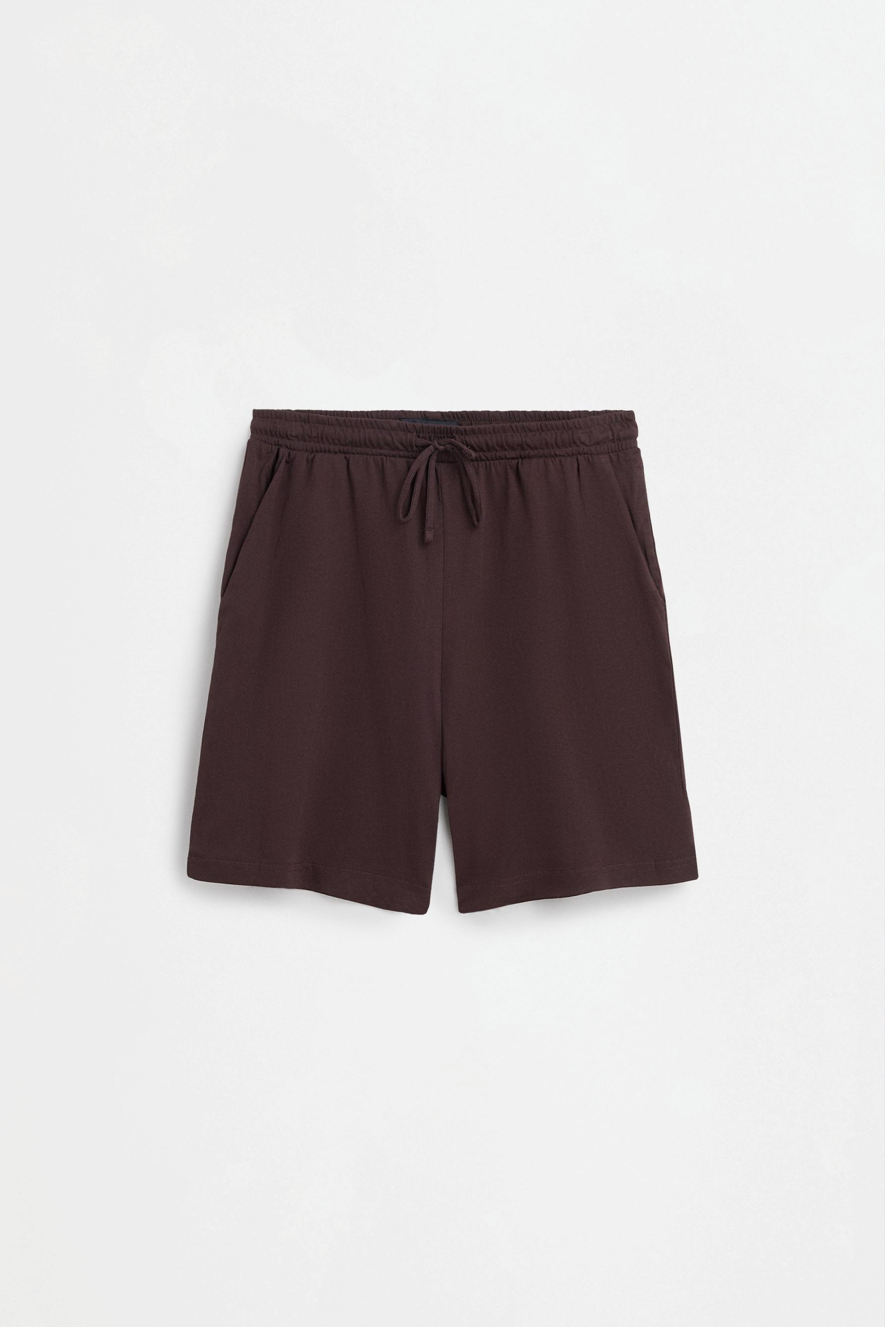 Straight fit printed short pyjamas — WHITE