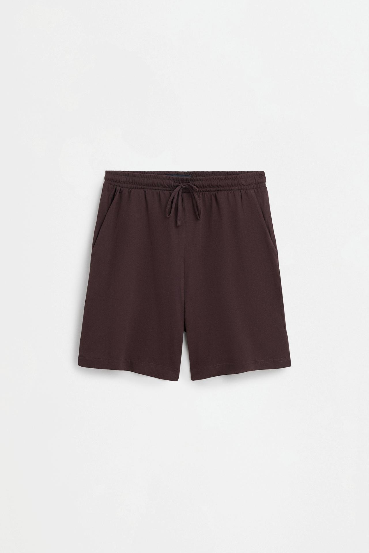 Straight fit printed short pyjamas — WHITE