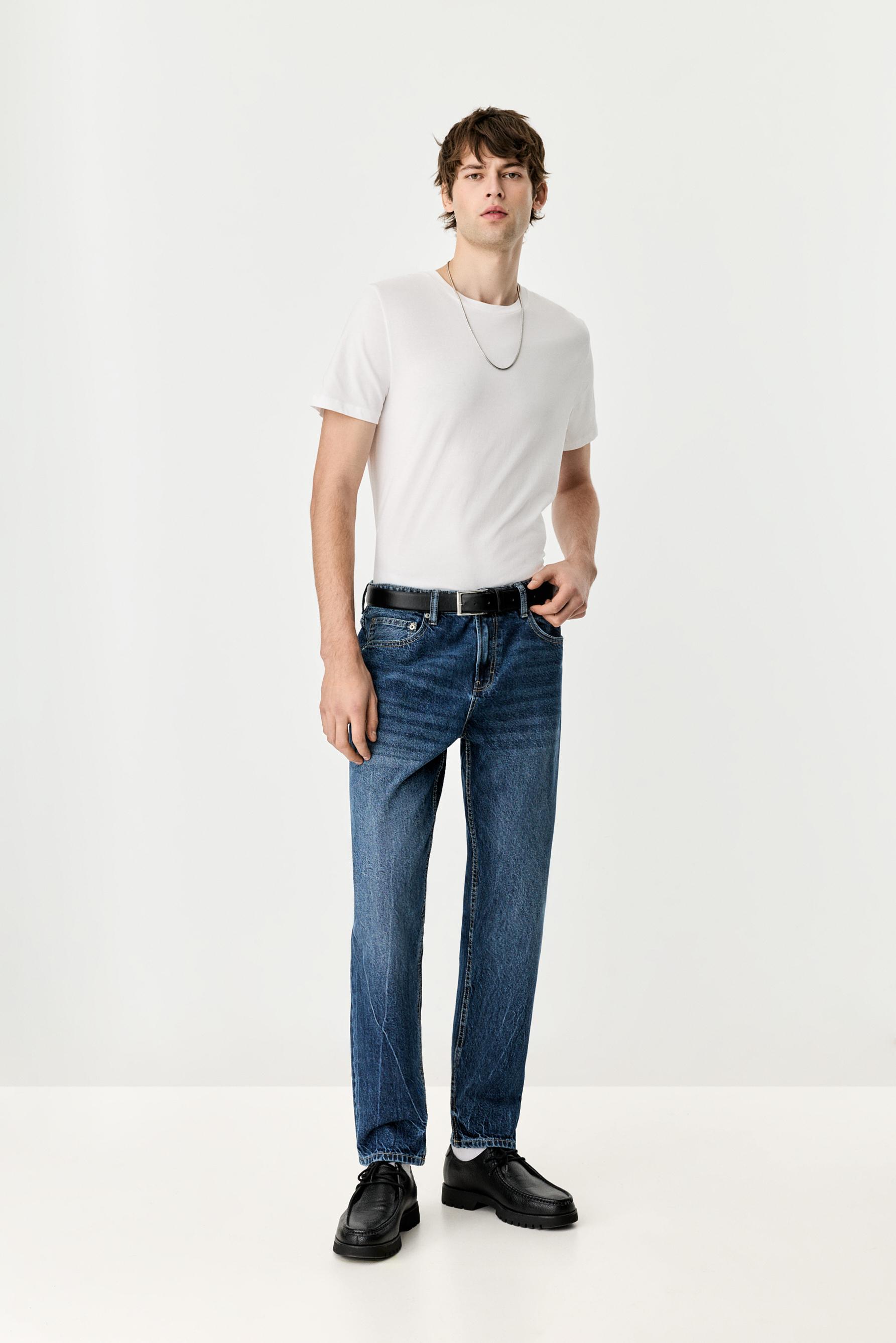 Soft slim fit T-shirt — WHITE