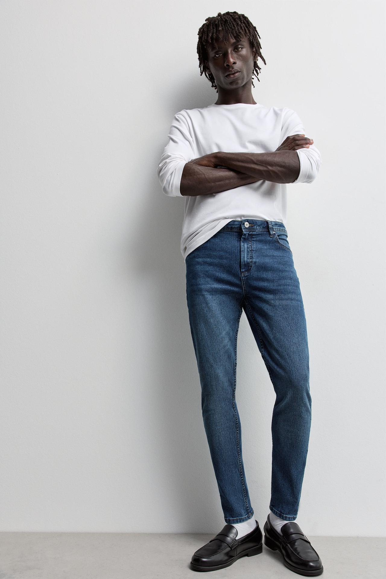 Skinny jeans — DARK BLUE
