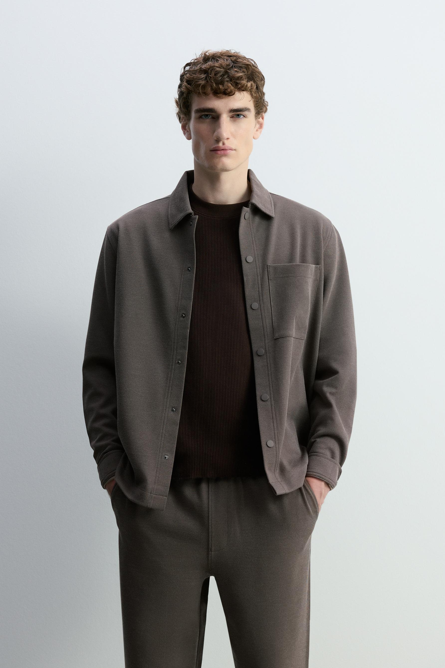 THE CLASIK 24aw 46 美品　OVERSHIRT Piqué overshirt - Overshirts - CLOTHING - Man | LEFTIES Jordania