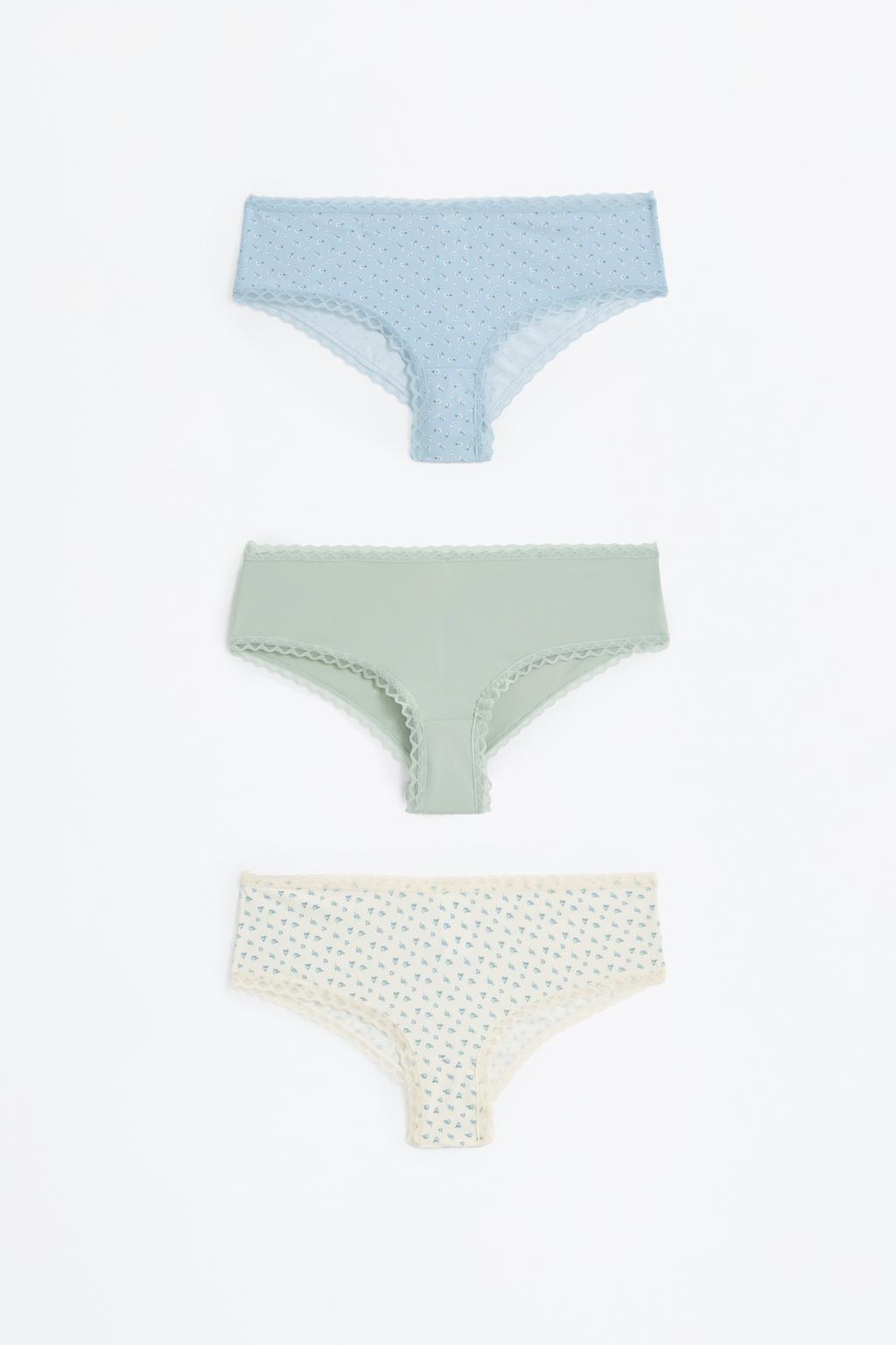 3-pack of microfibre hipster briefs
