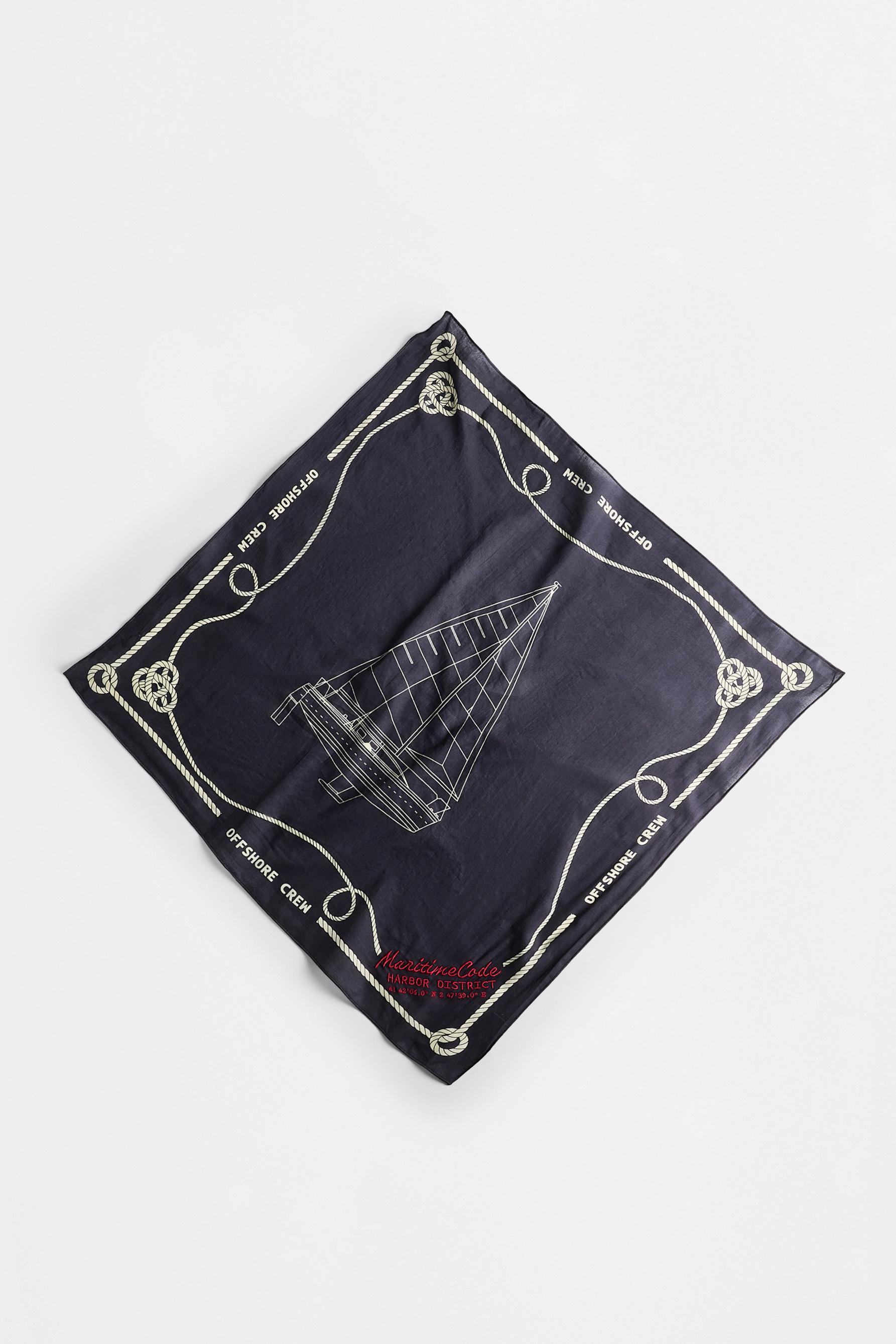 Nautical print scarf — VARIOUS