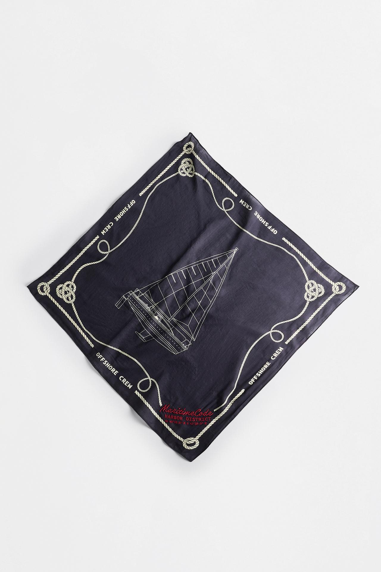 Nautical print scarf — VARIOUS