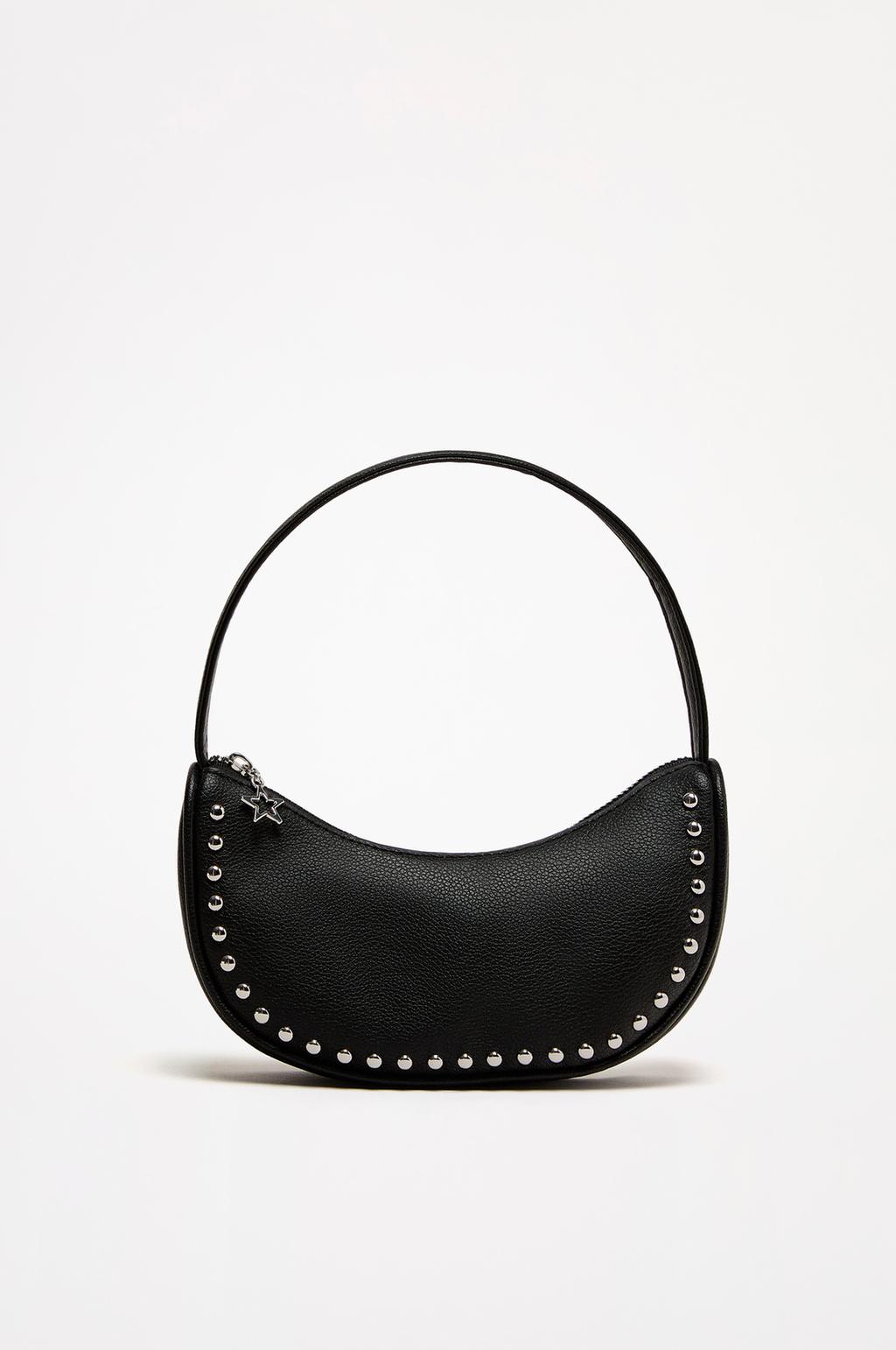 Studded shoulder bag