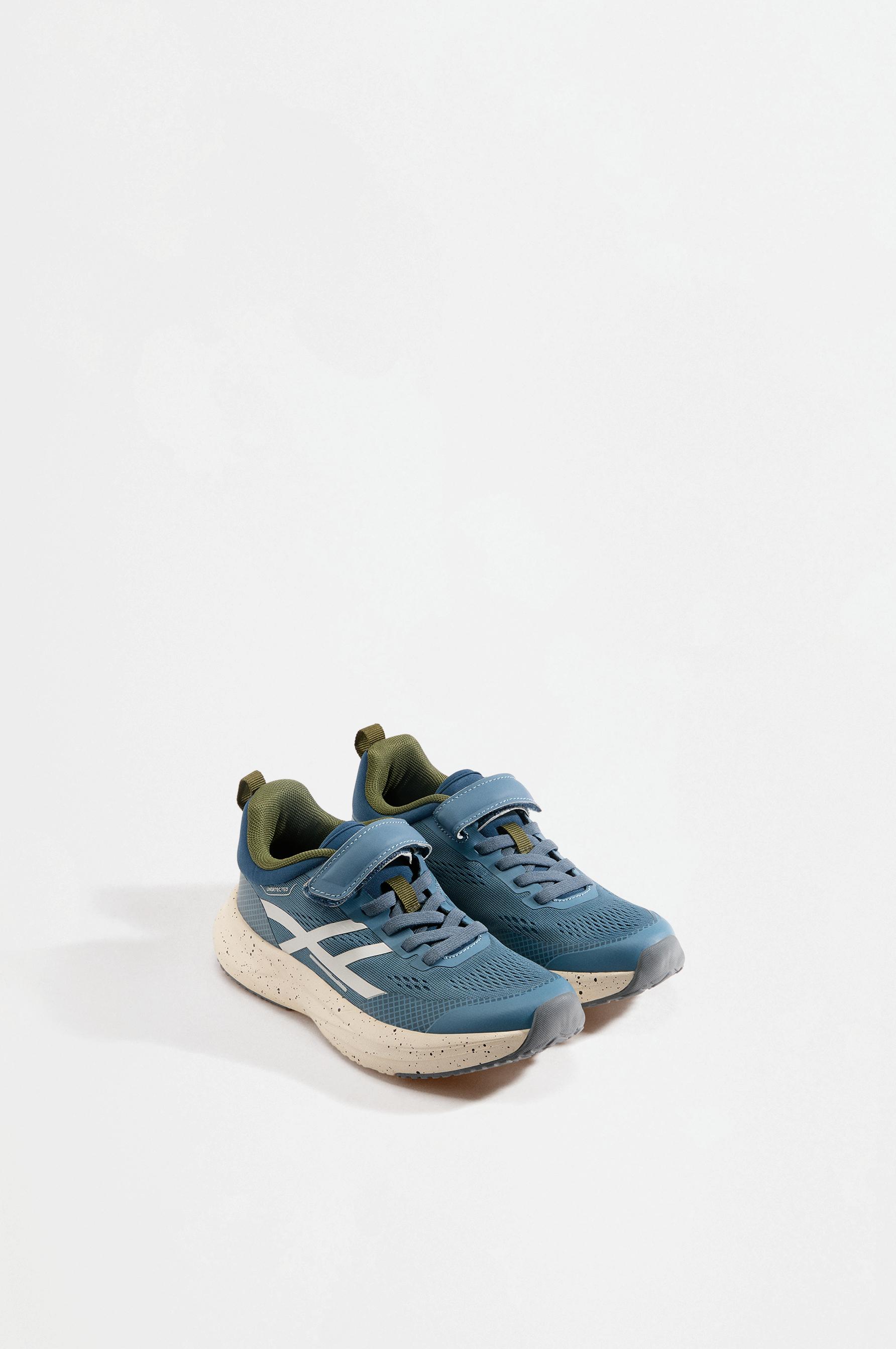 Technical fabric sneakers — BLUE