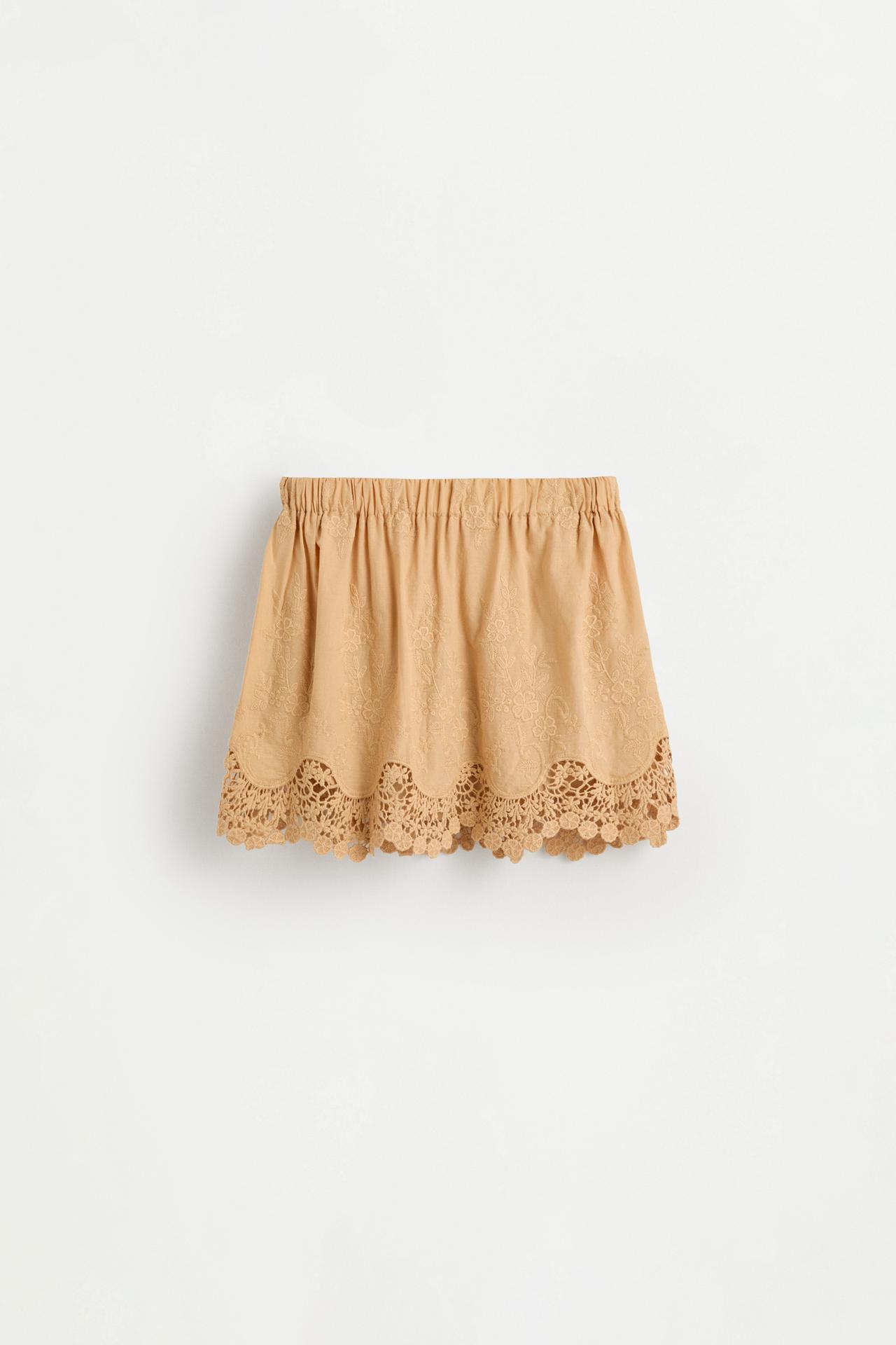 Border print skirt — OCHRE