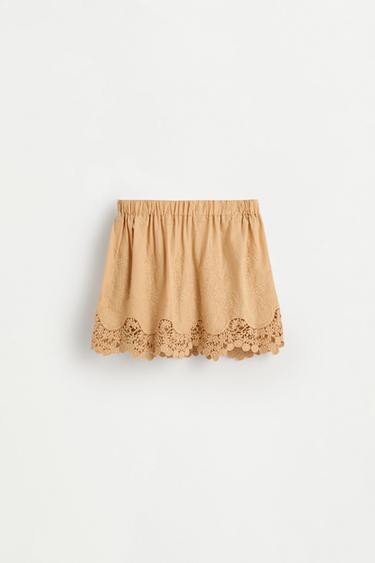 Border print skirt — OCHRE 2
