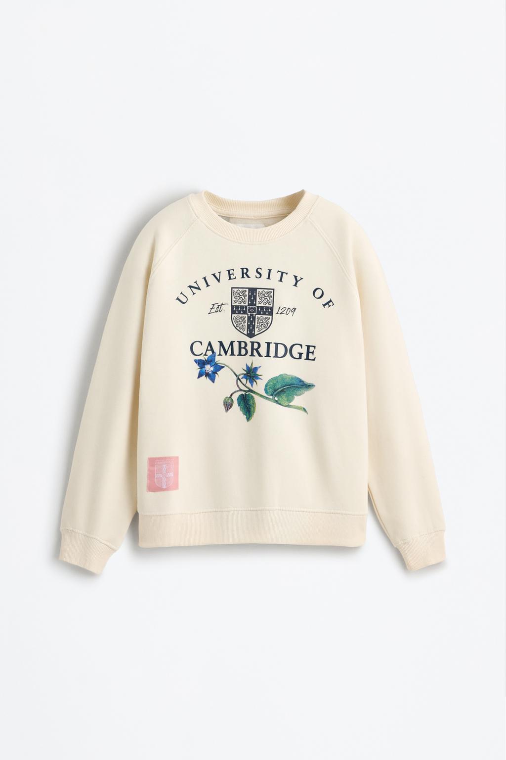 Sweatshirt © University of Cambridge flores