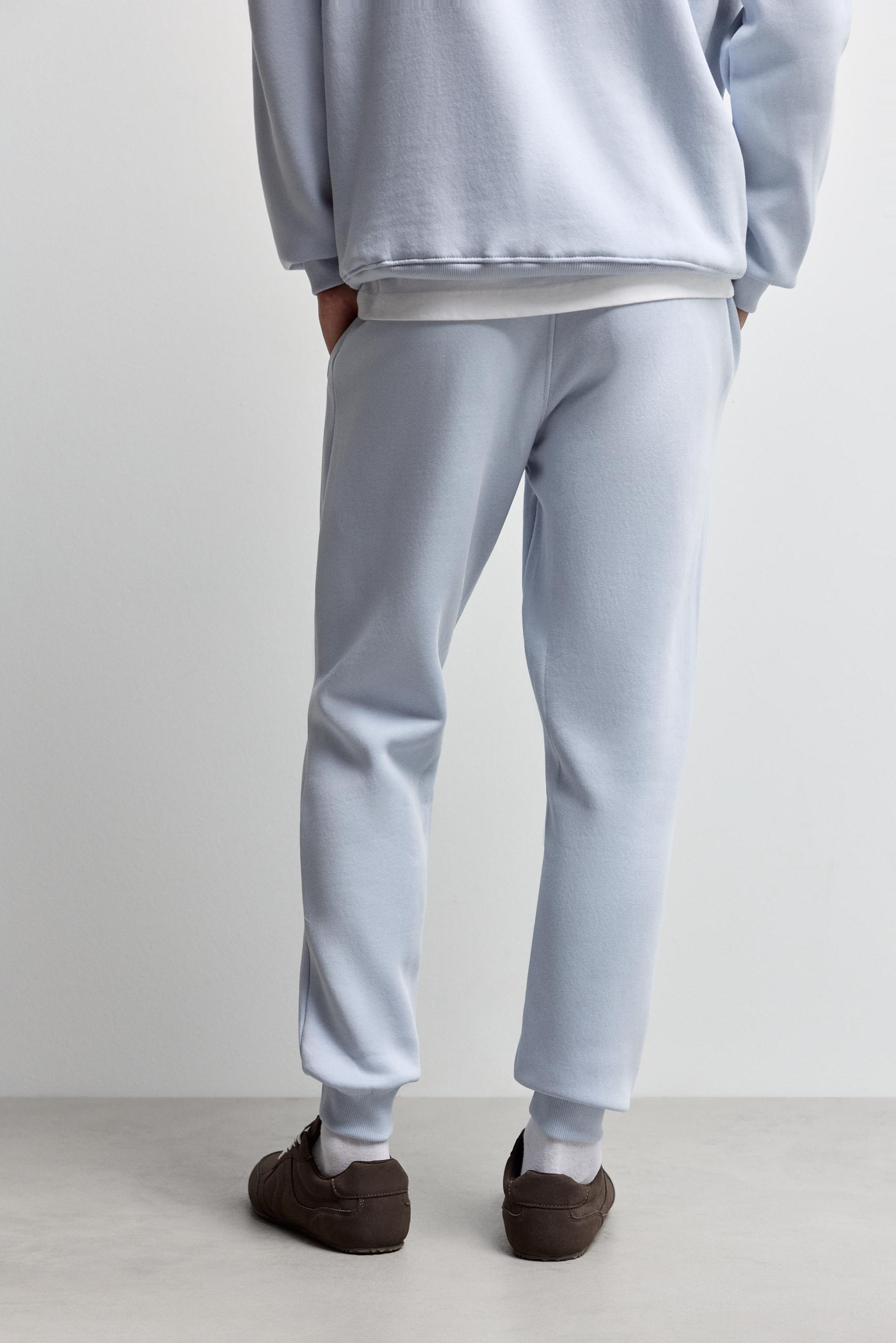 Regular fit tracksuit bottoms — SKY BLUE