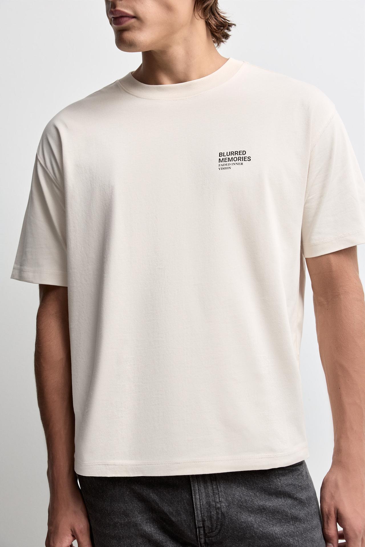 Printed T-shirt — SAND