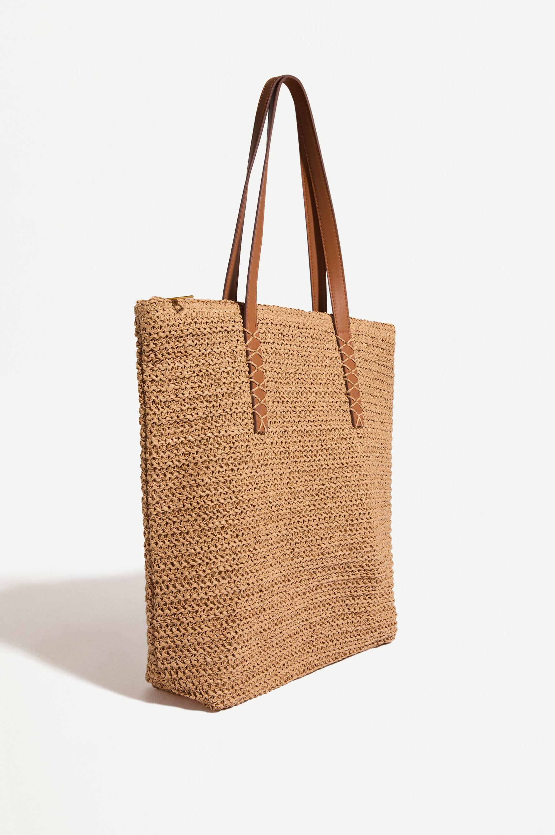 Paper shopper bag — CAMEL