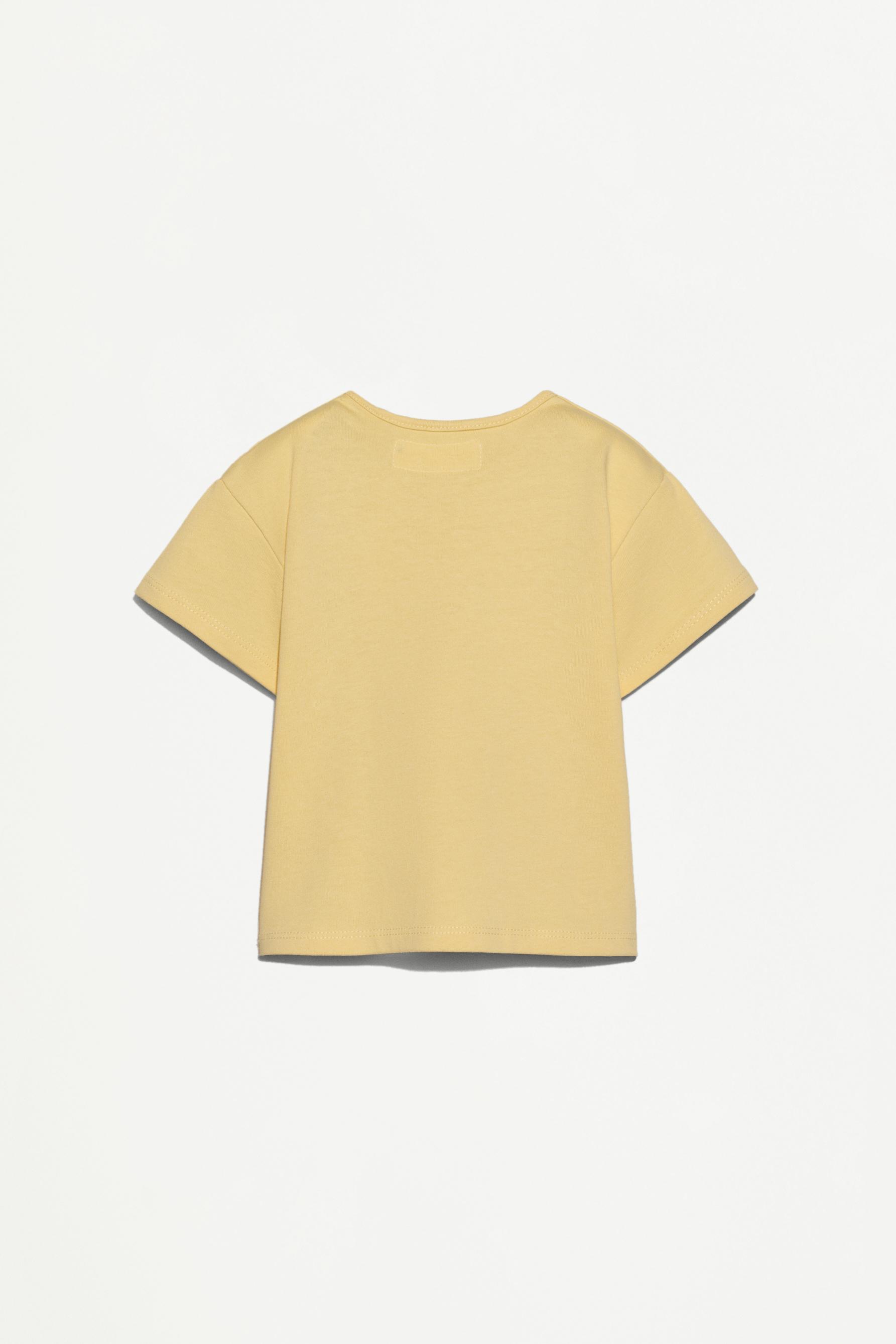 Heavy jersey T-shirt and Bermuda shorts set — MID YELLOW