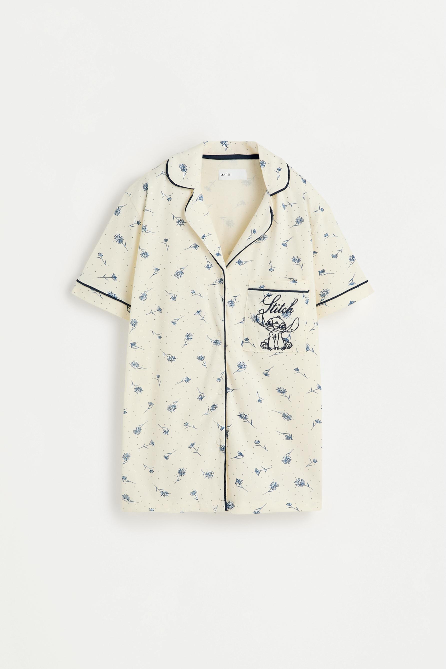 Stitch ©Disney shirt pyjamas — OFF WHITE