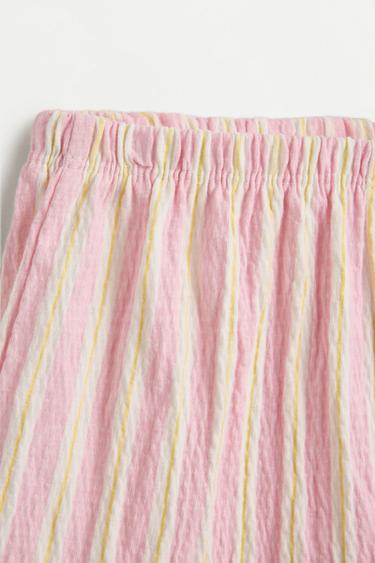 Gingham crepe top and shorts co-ord — PINK 7