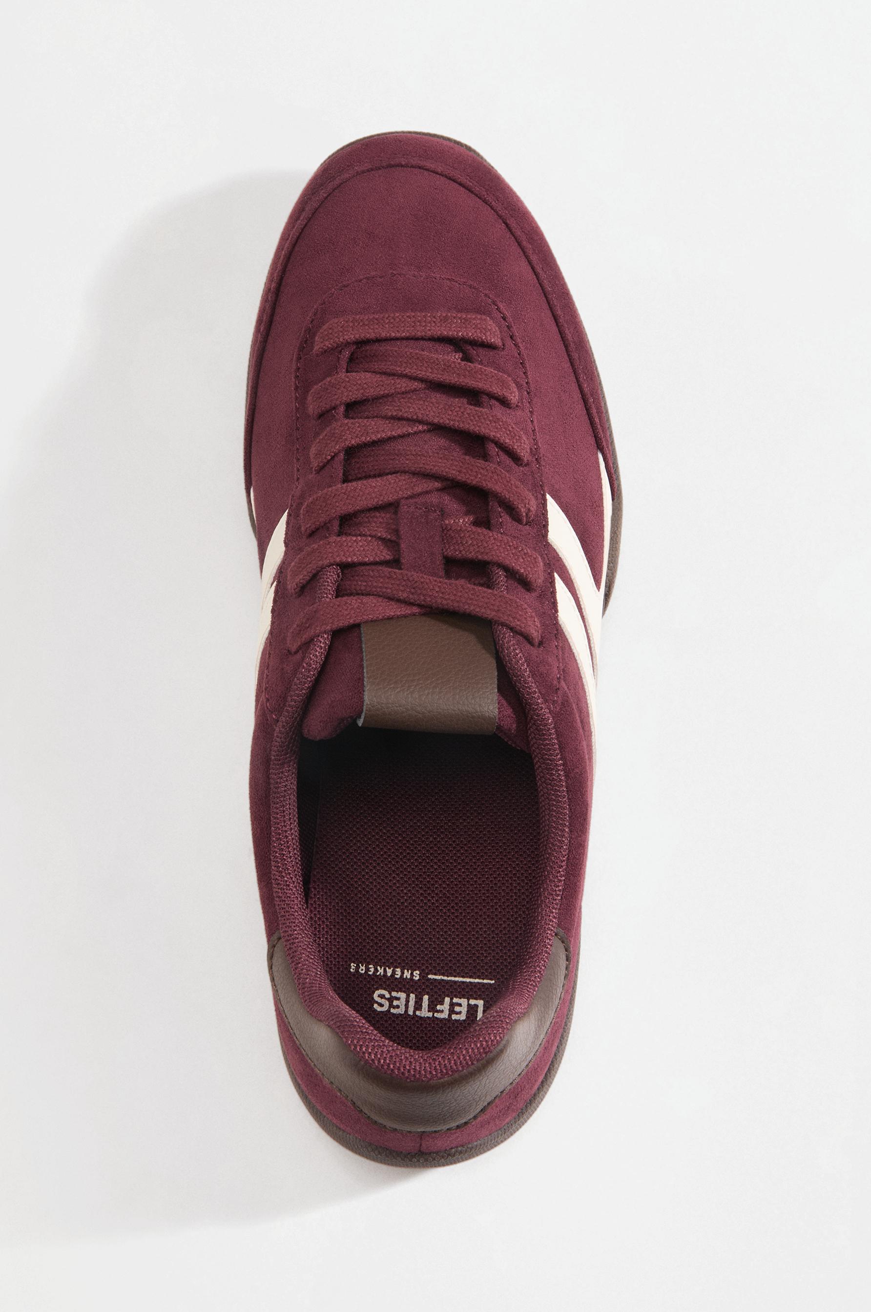 Retro sneakers — BURGUNDY