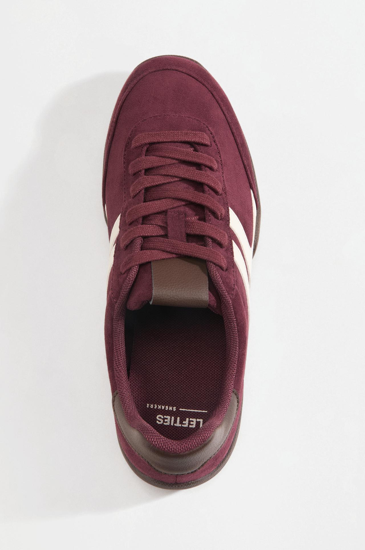 Retro sneakers — BURGUNDY