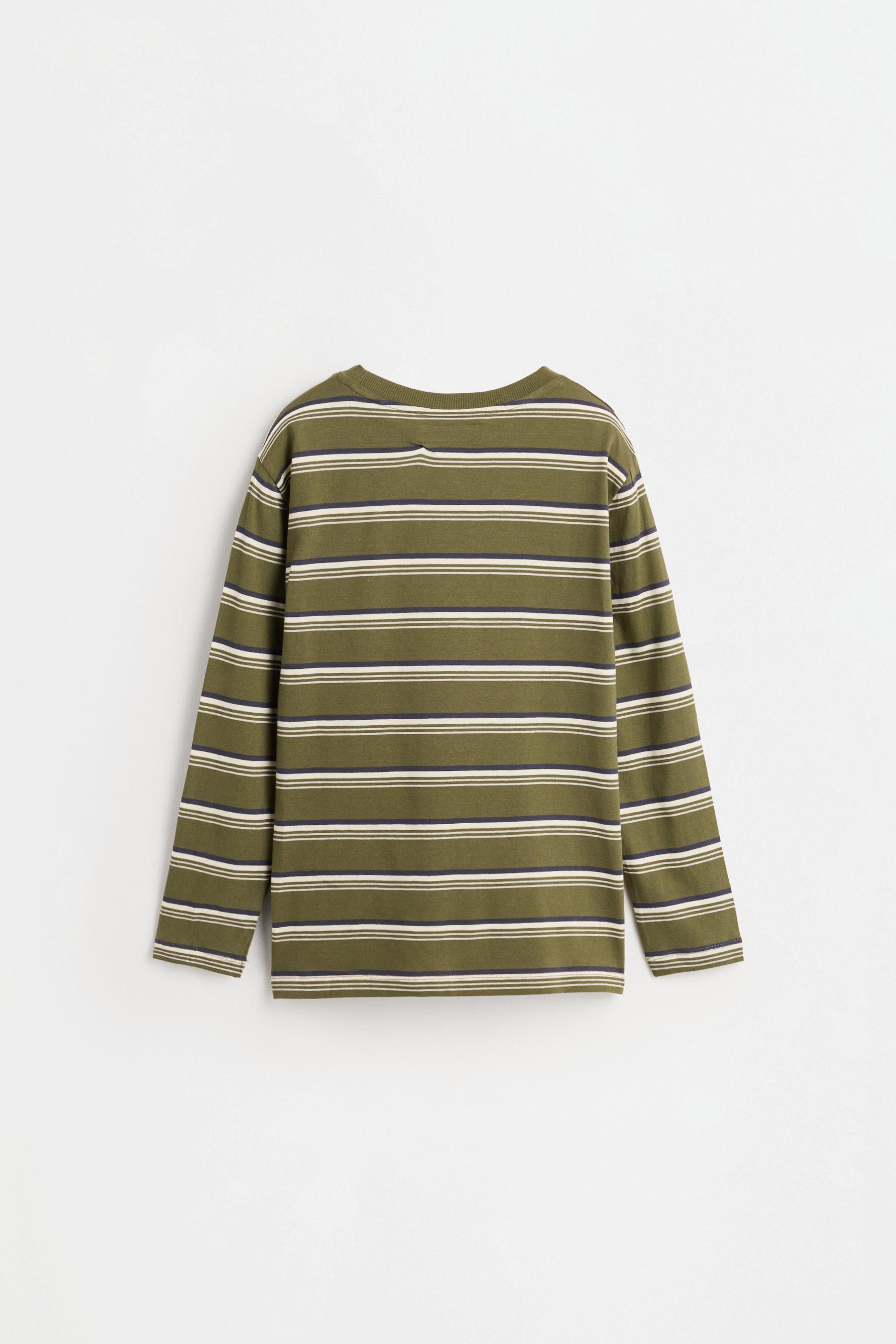 Striped T-shirt — KHAKI