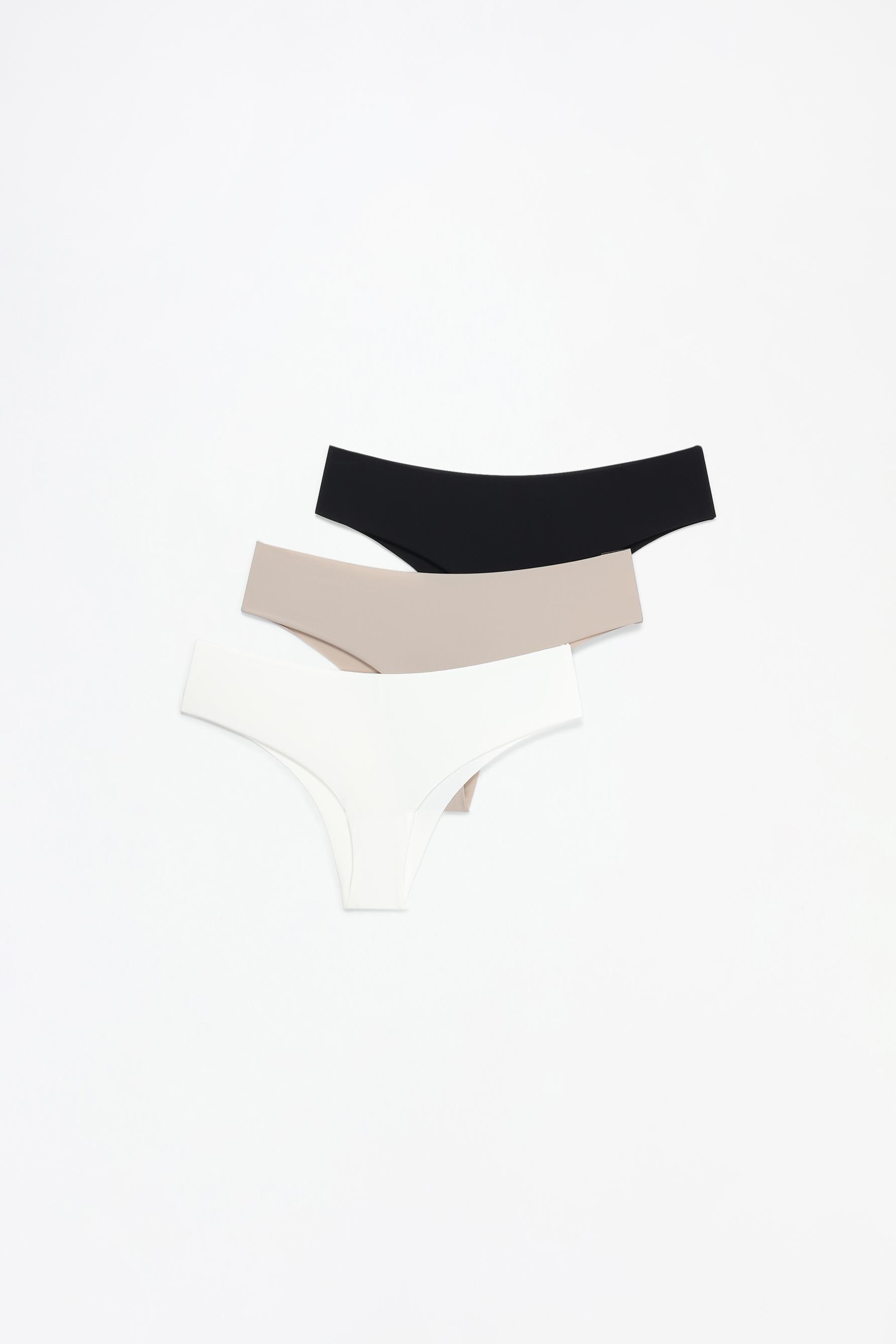 3-Pack of microfibre hipster briefs — WHITE
