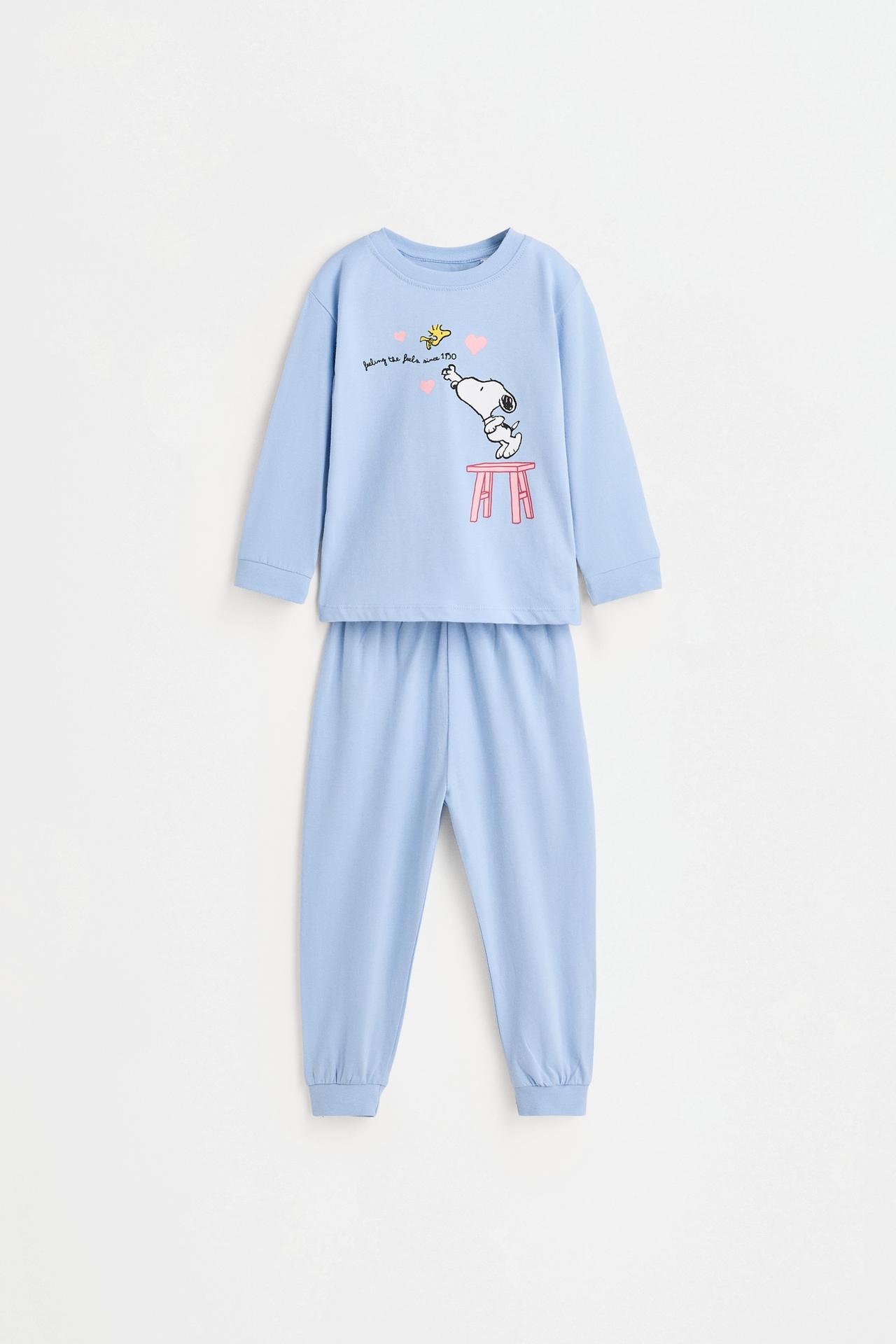 Pack of 2 Snoopy Peanuts™ pyjamas — PALE BLUE
