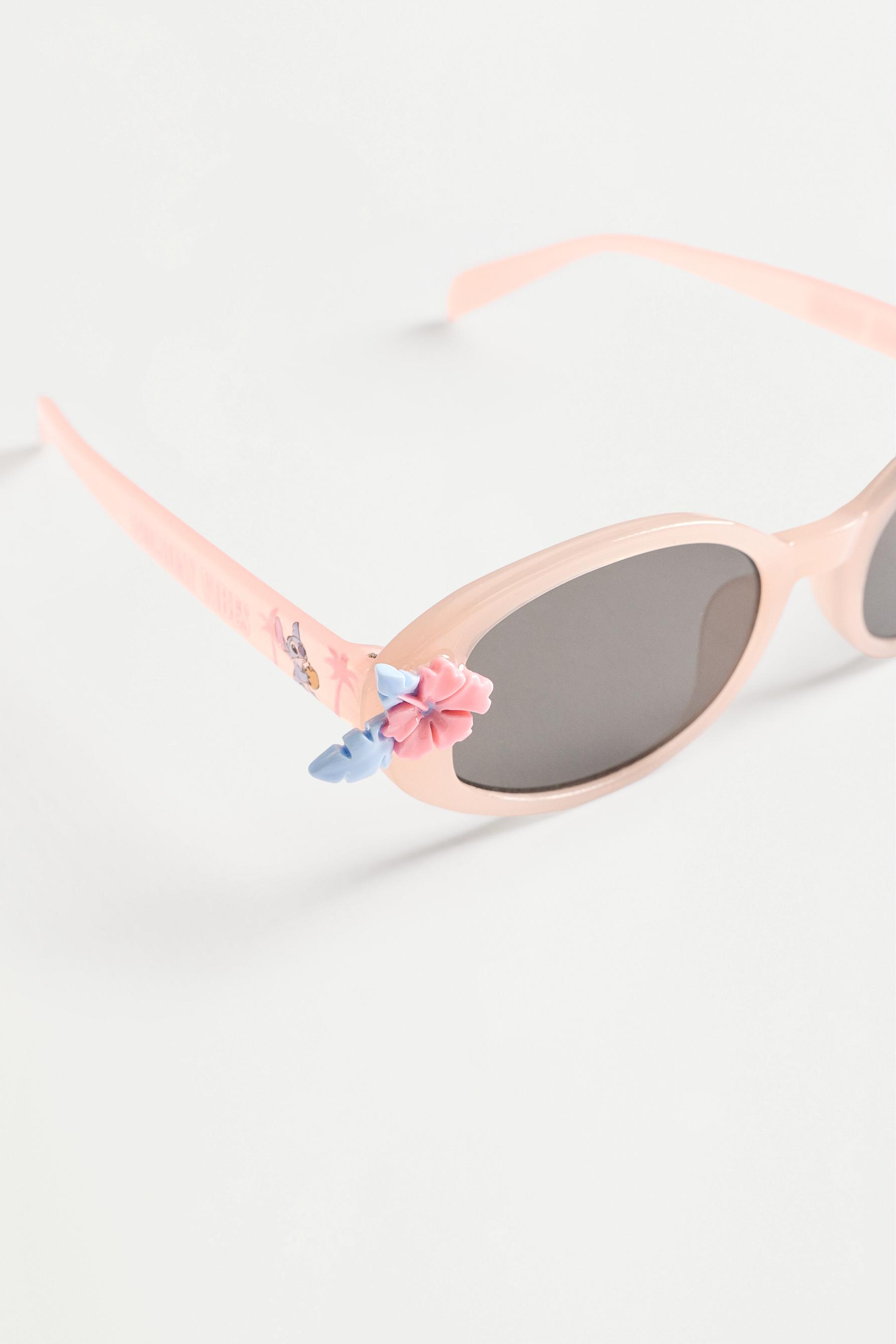 Stitch & Angel ©Disney oval sunglasses — SALMON PINK