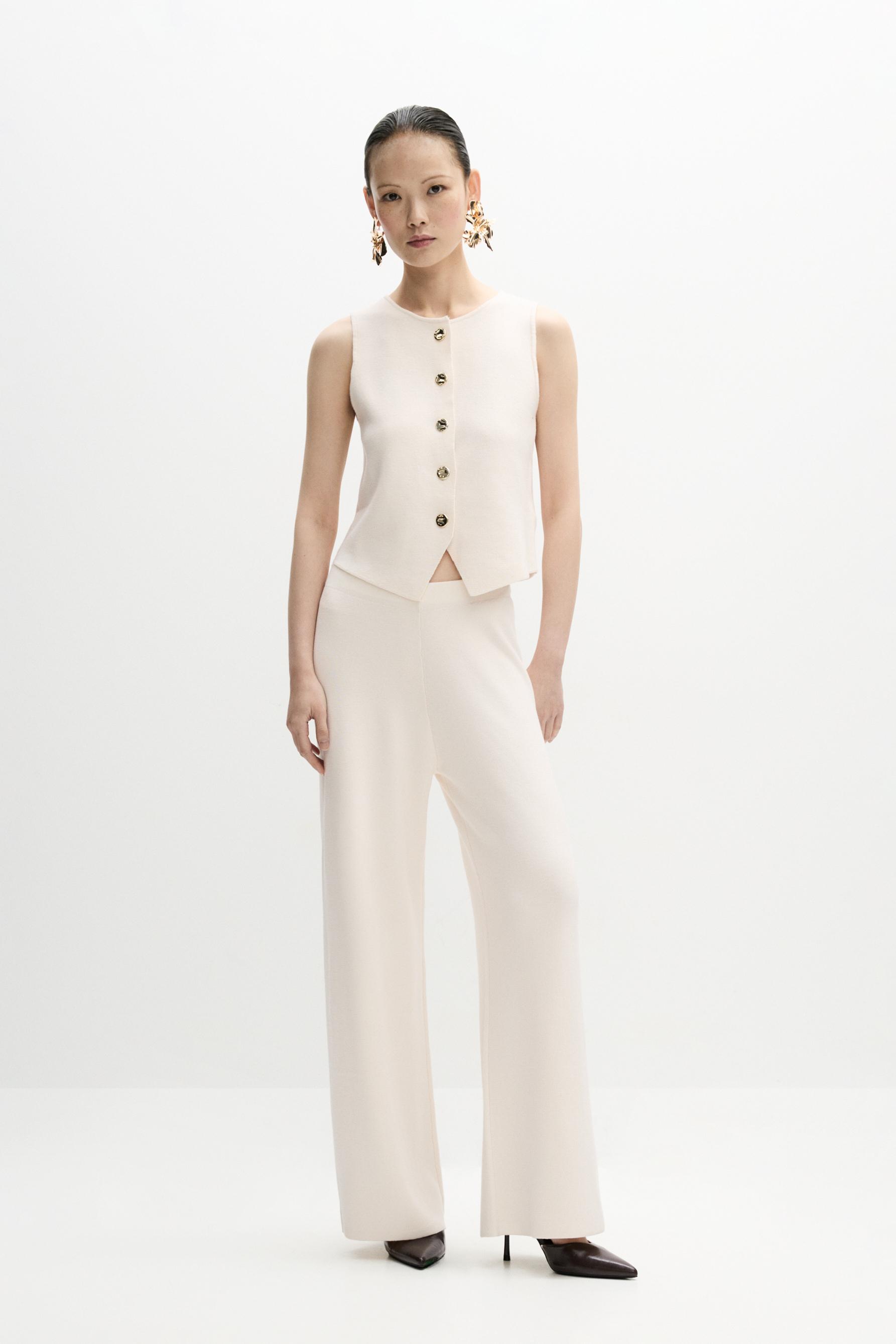 Pantalón punto fluido