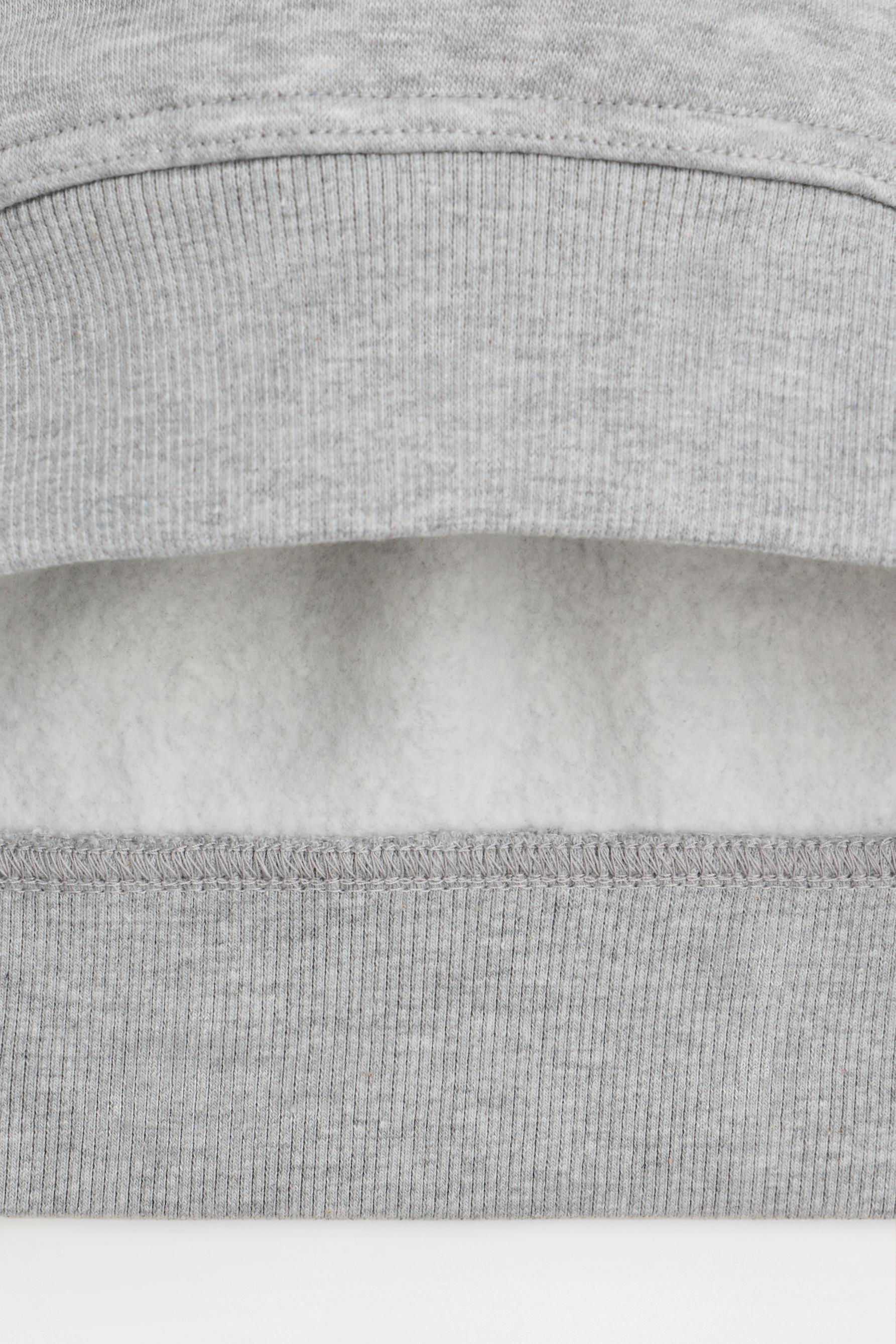 Hoodie — GREY MARL