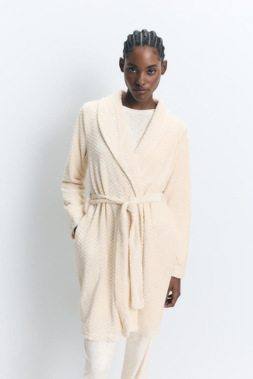 Fuzzy dressing gown - Faux Leather - Jackets | Coats - CLOTHING - Man | LEFTIES Tunisia Fuzzy dressing gown - Faux Leather - Jackets | Coats - CLOTHING - Man | LEFTIES Tunisia