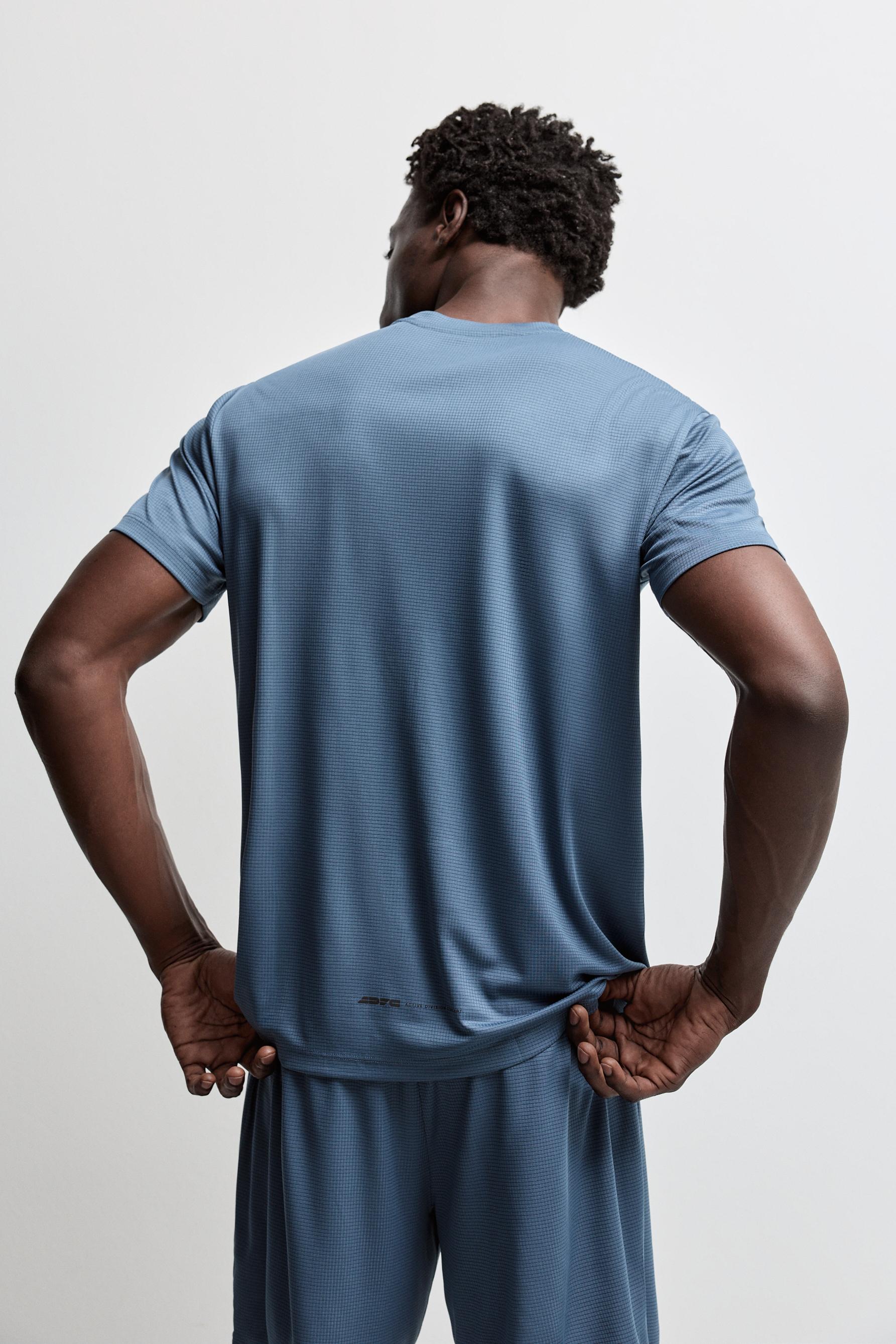 Sports T-shirt — STEEL BLUE