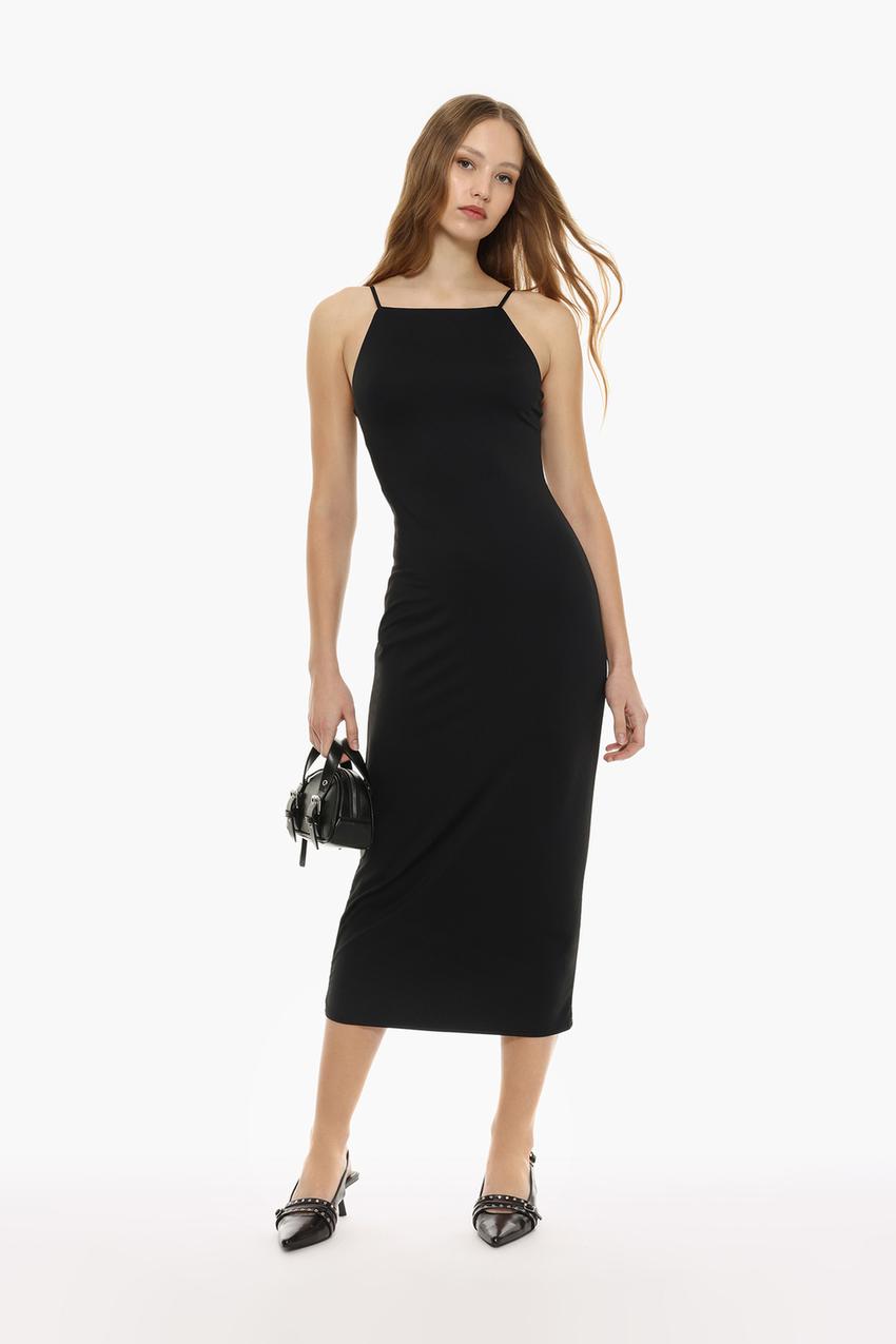 Bodycon Dress Midi Dress With Black Tights Midi Dress Tight Skinny