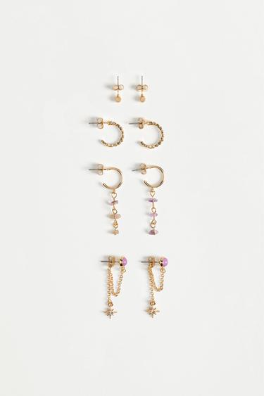 Mismatched earrings (4-pack) — GOLD 3