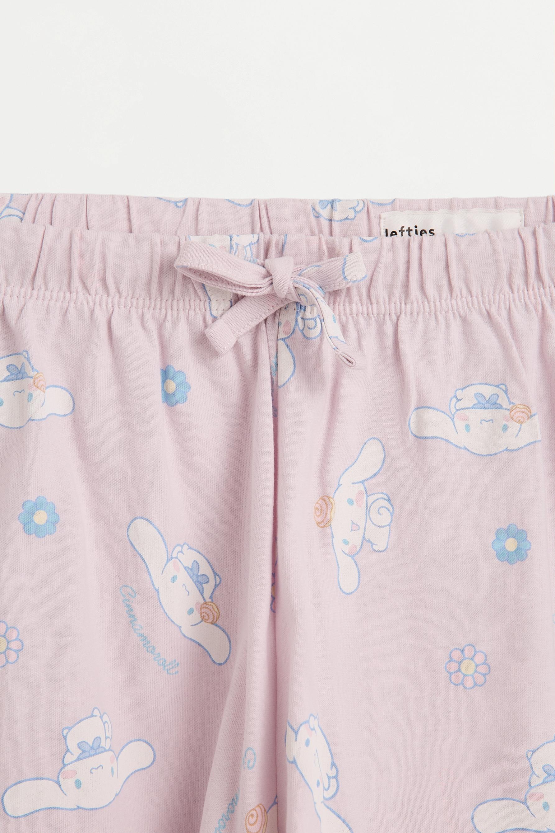 Cinnamoroll ©SANRIO button-down pyjamas with eye mask — PALE LILAC