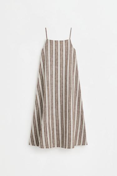 Lightweight denim dress — STRIPED 6