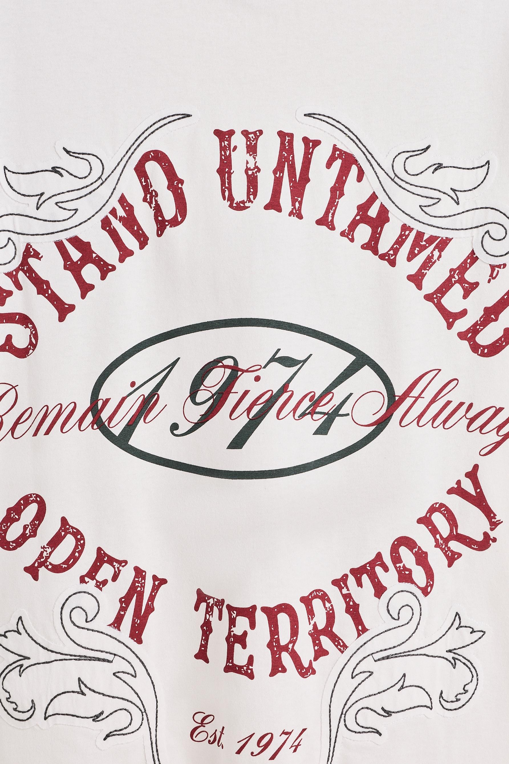 Printed T-shirt — BUTTER