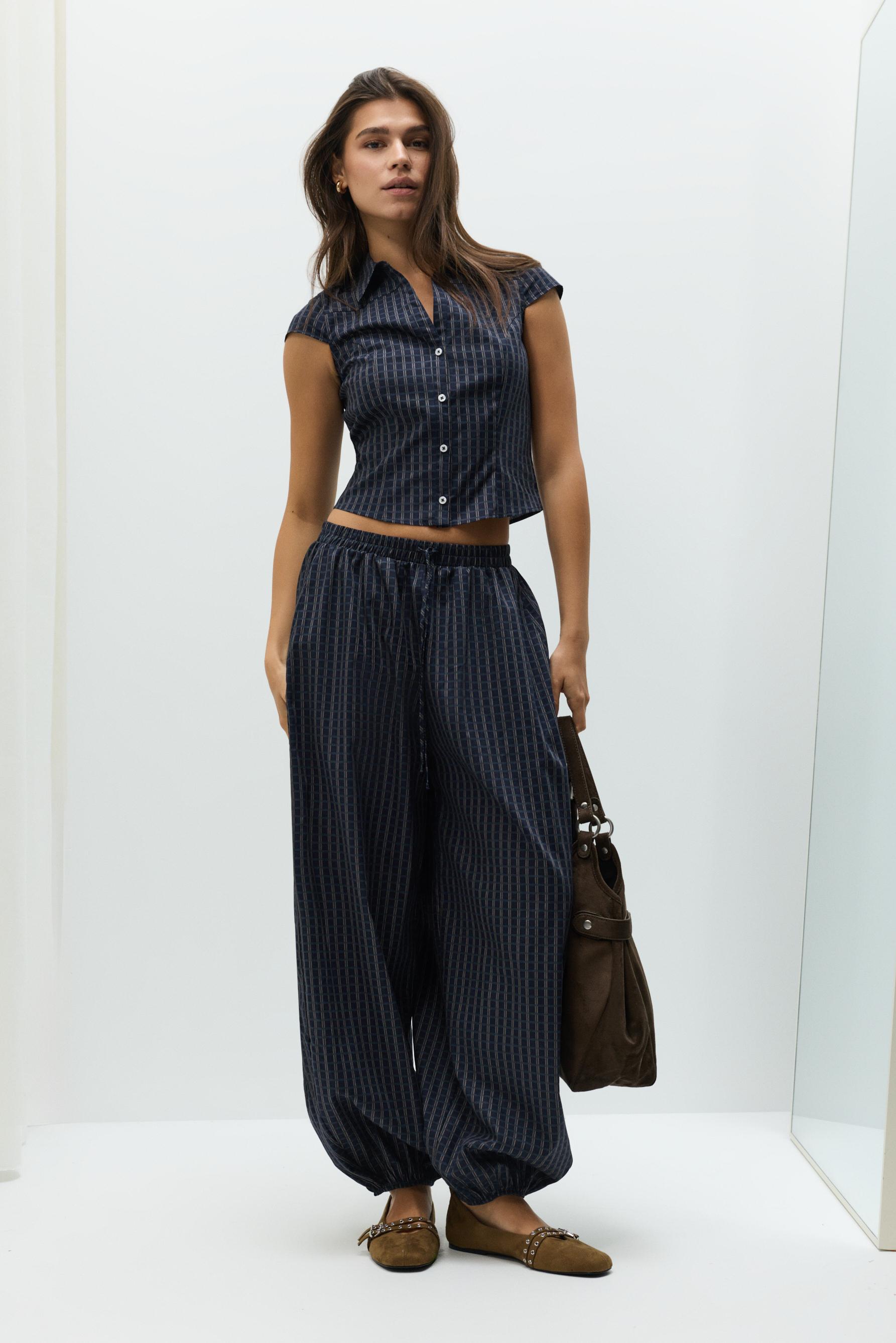 Poplin shirt — DARK BLUE