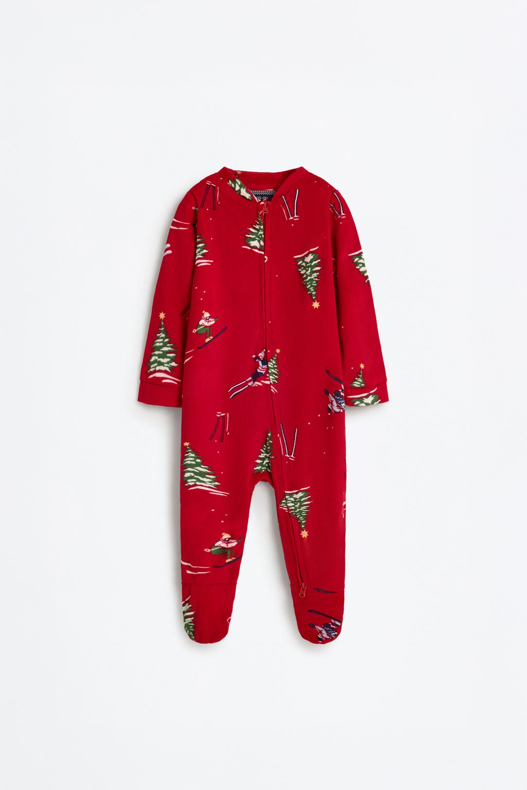 Baby | Velvety full ski sleepsuit
