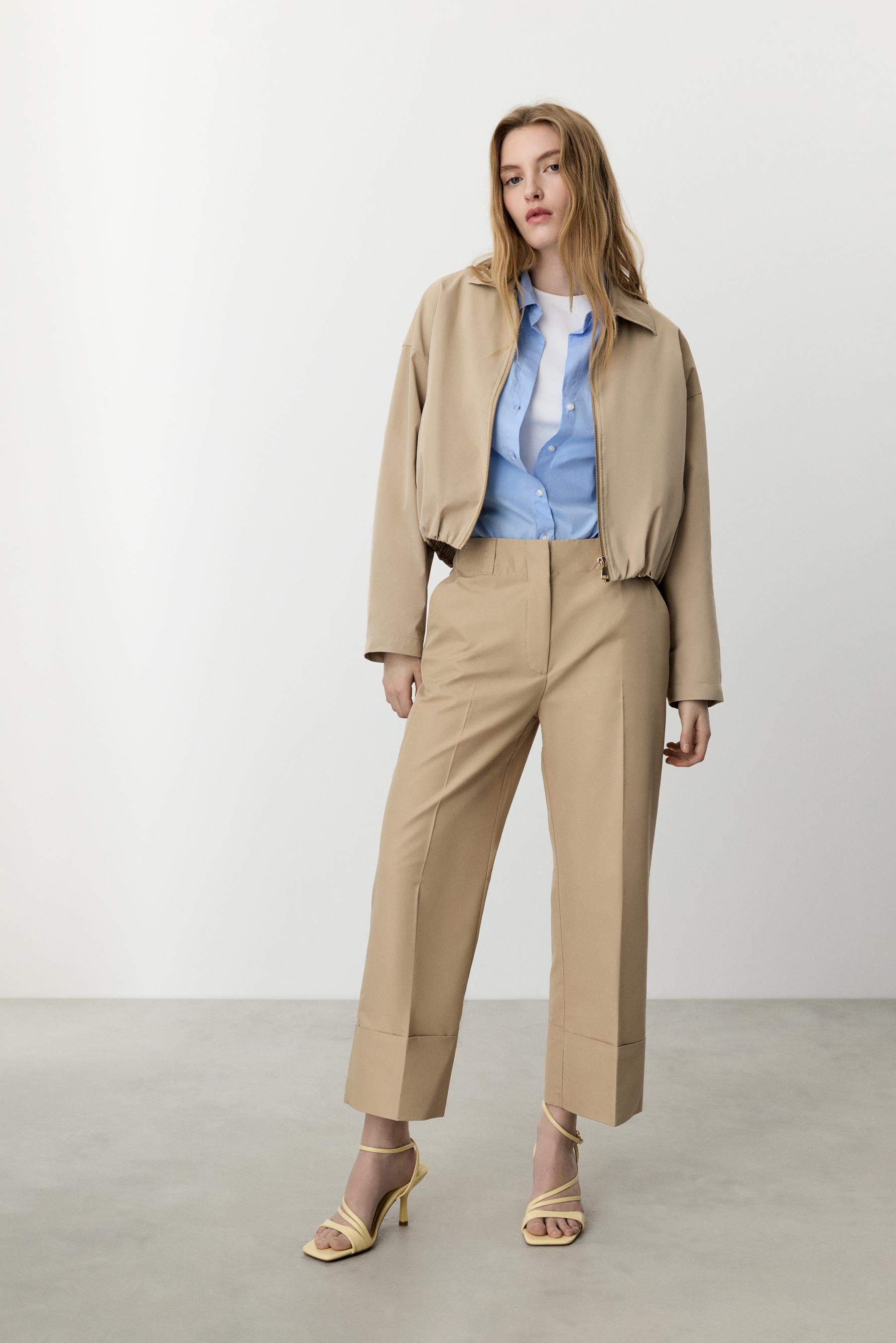 Pantalón recto dobladillo