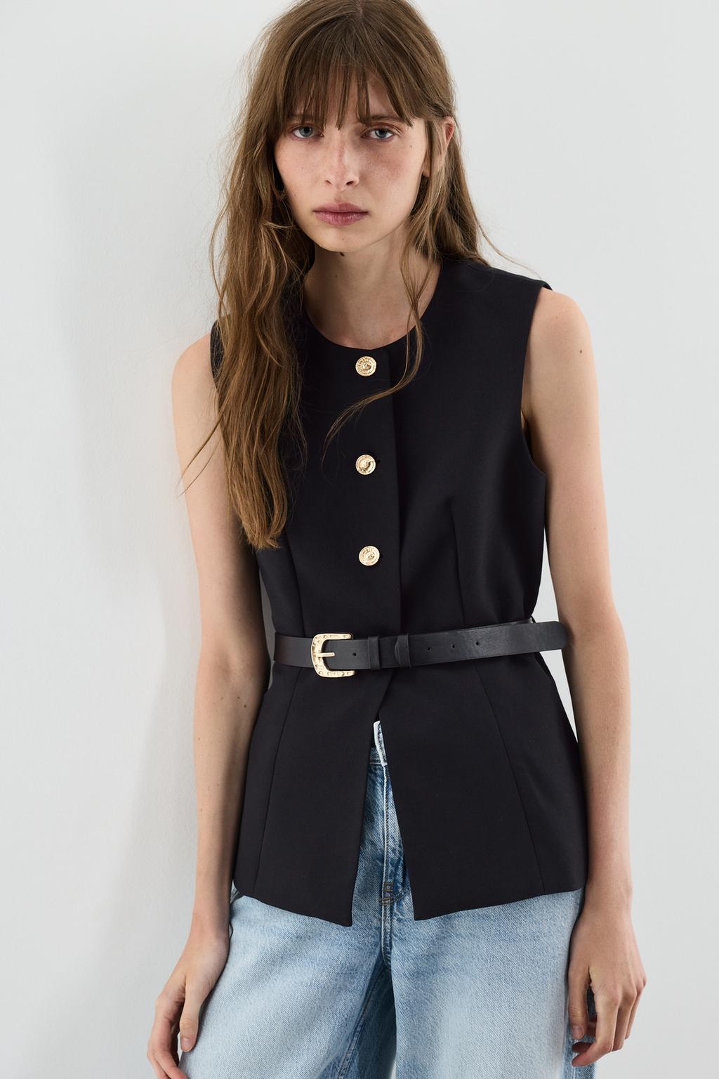 Long buttoned waistcoat