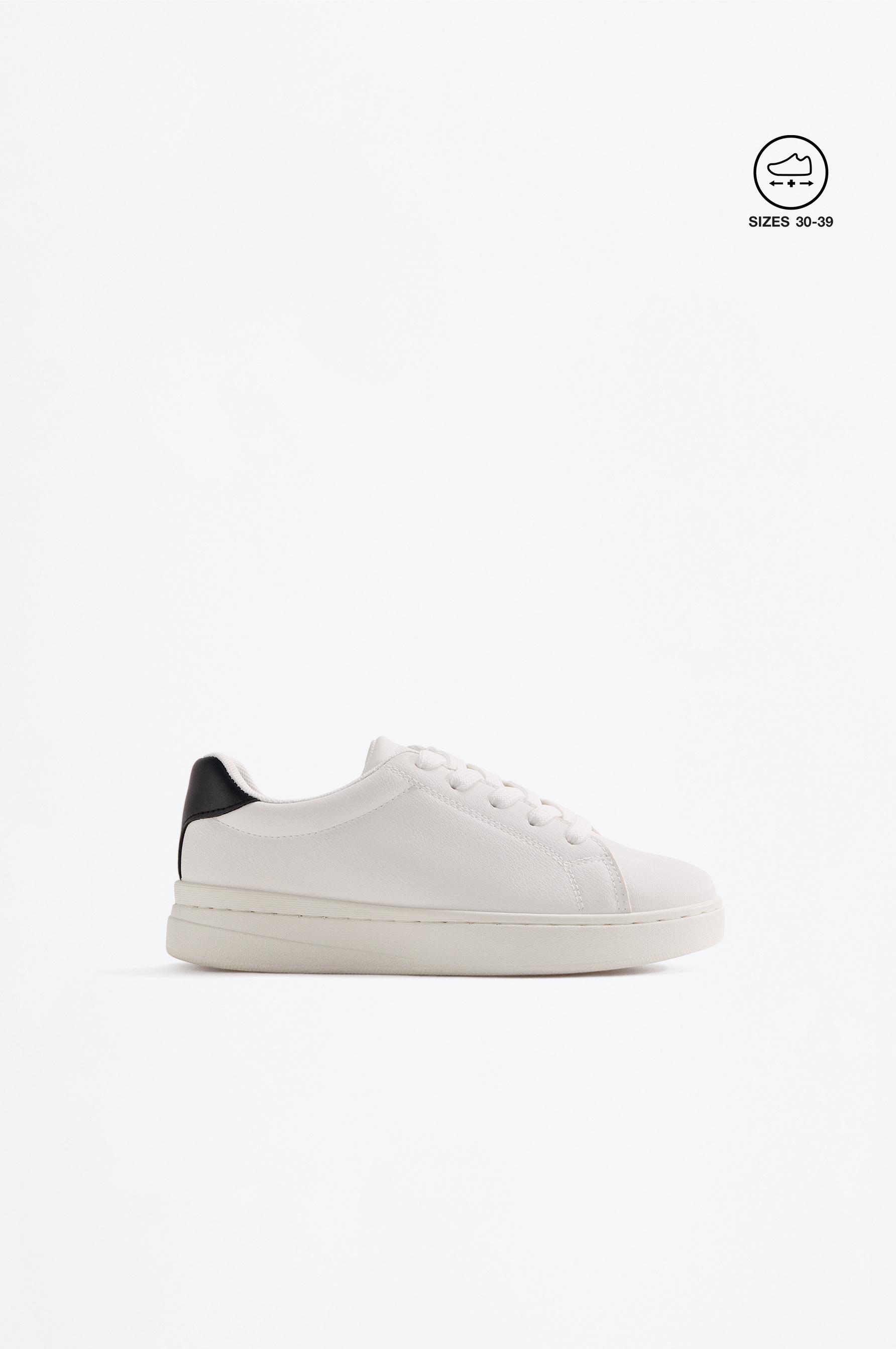 Casual platform shoe — WHITE