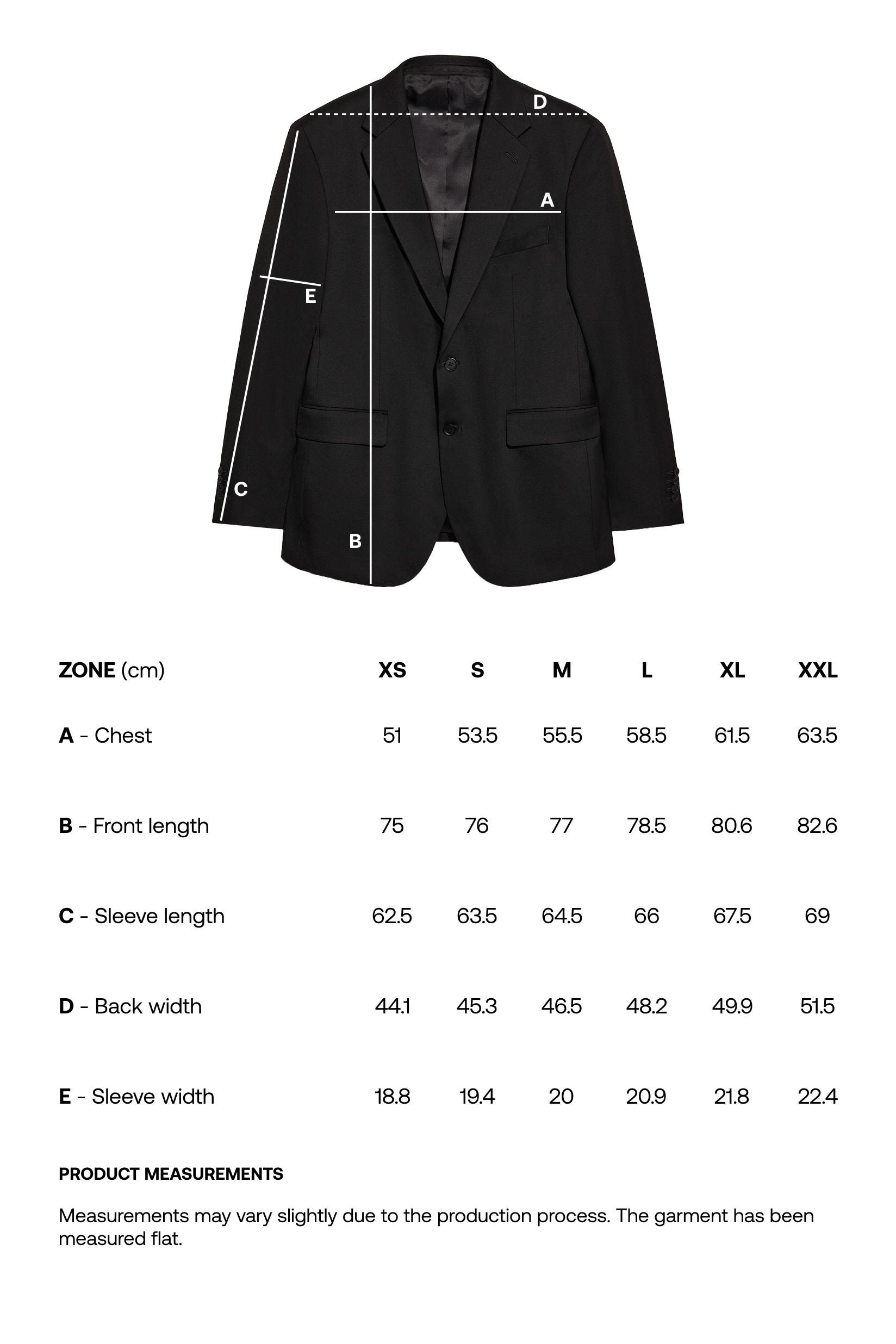 Suit blazer — BLACK
