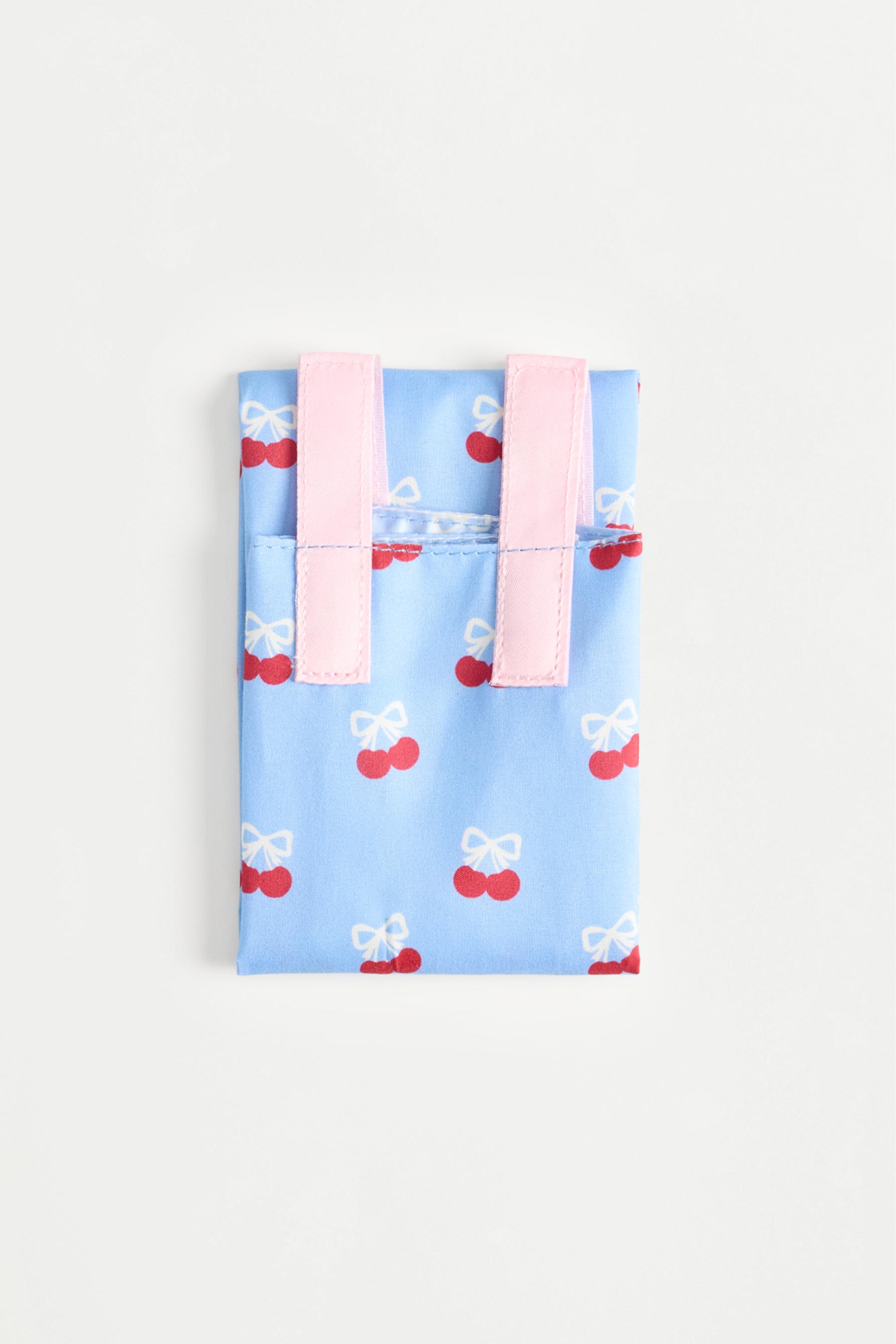 Cherry print snack bag — VARIOUS