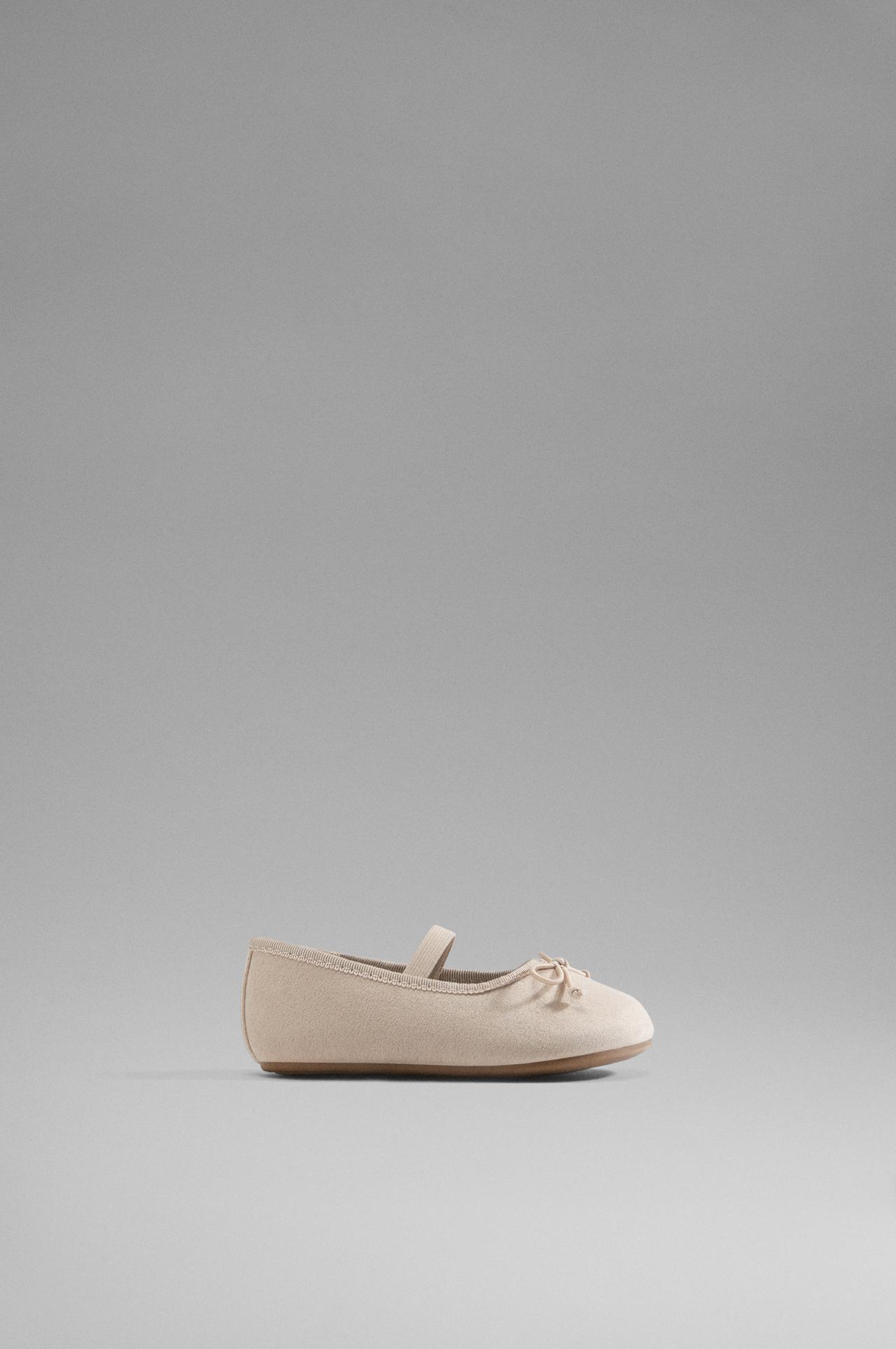 Barefoot Bow Ballerina Flats — BROWN