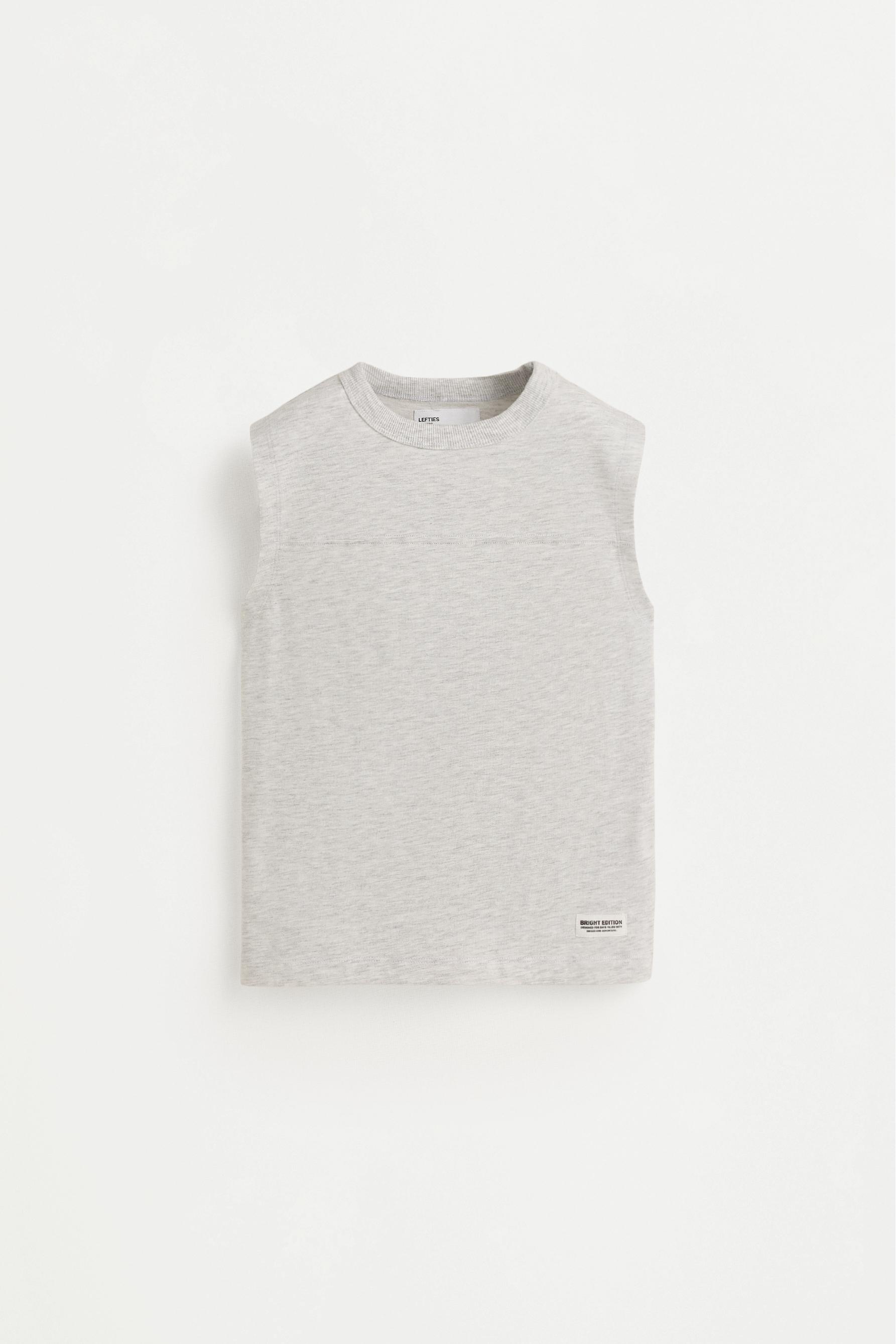 Vest top and Bermuda shorts co-ord — GREY MARL