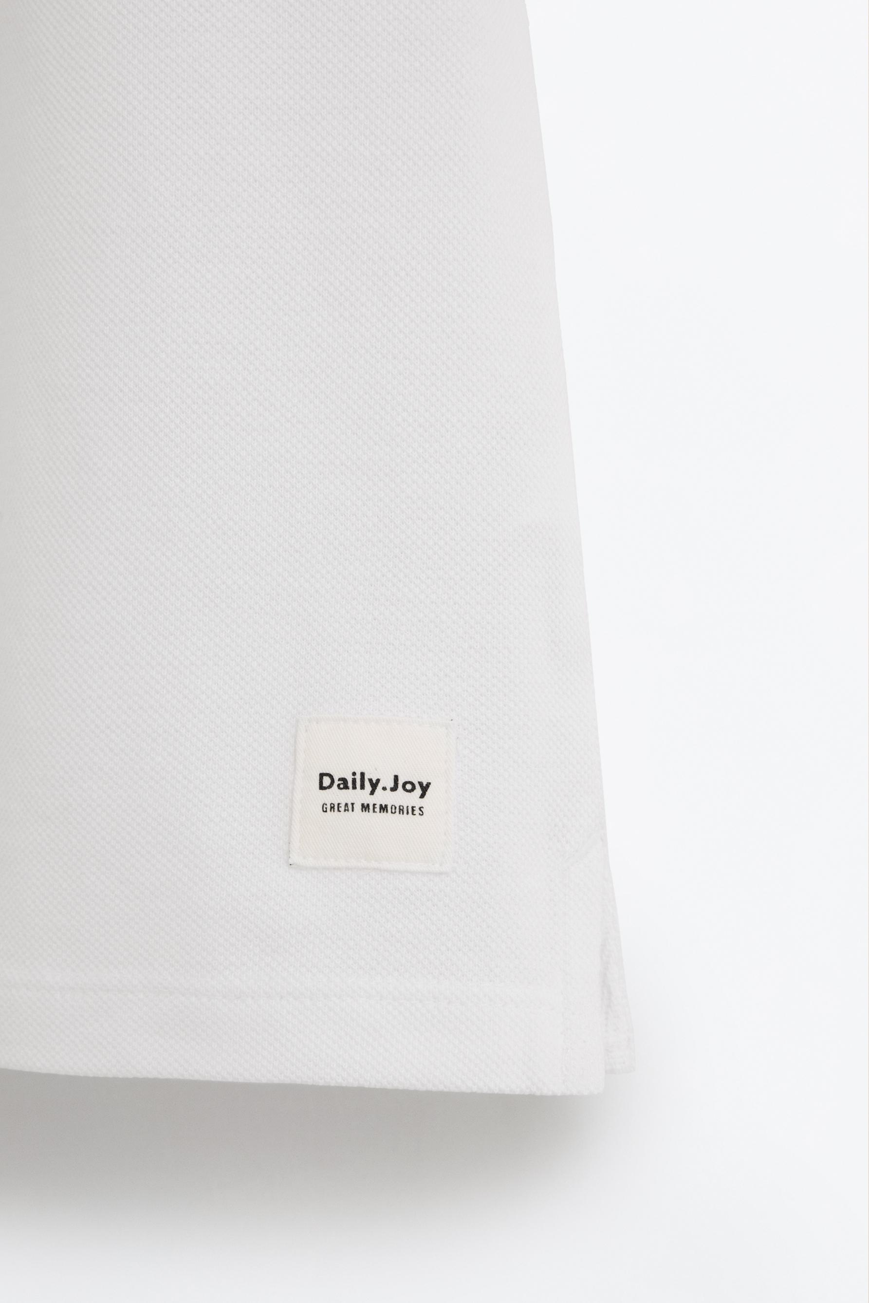 Basic polo shirt — WHITE