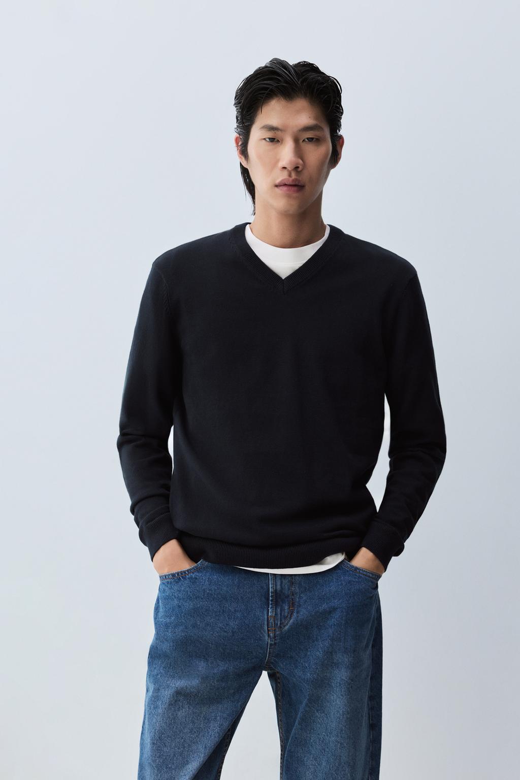 V-neck sweater