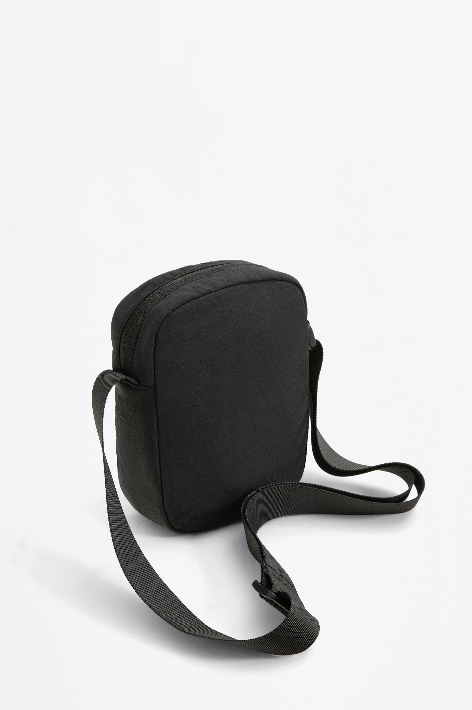 Soundness Nylon Crossbody Bag — BLACK