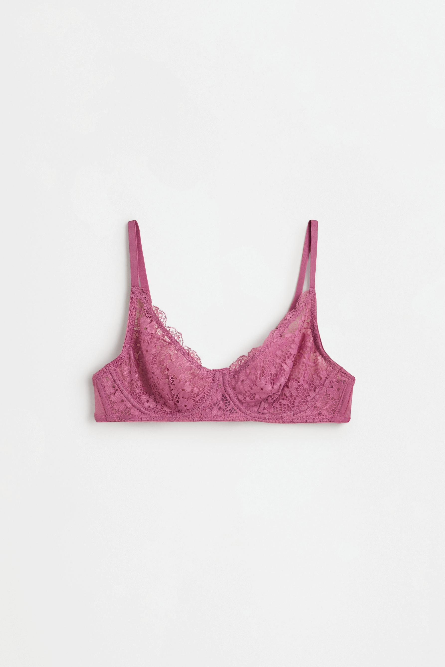 Lace bra — PINK