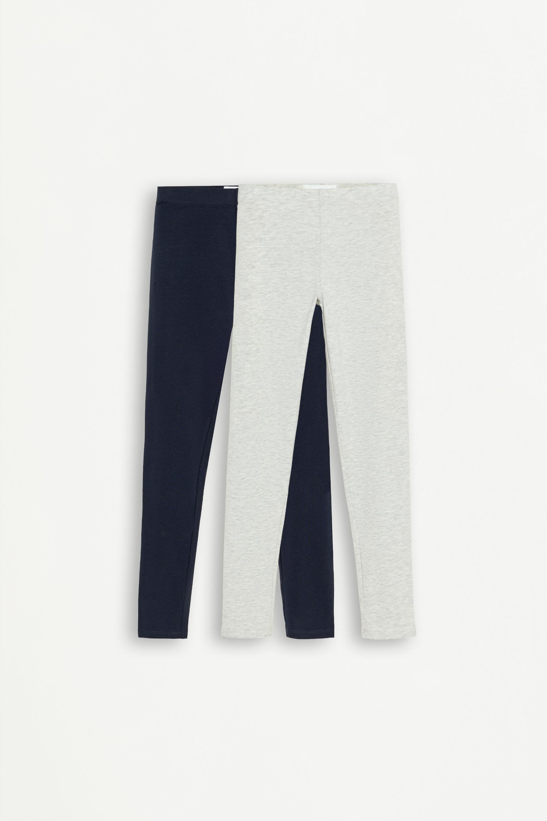 2-Pack of long leggings — MEDIUM GREY